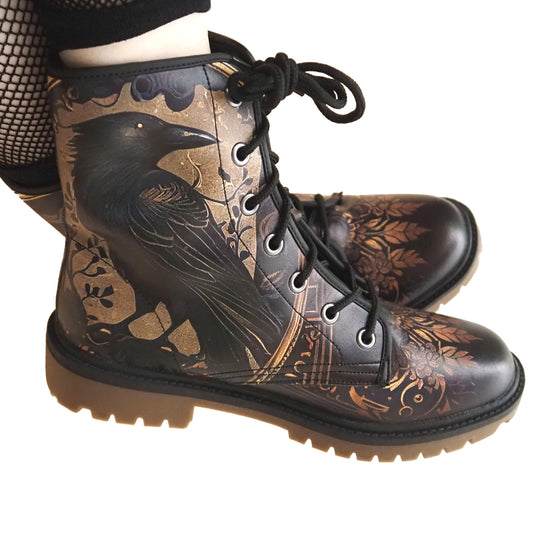 Botas de guardián del cuervo dorado