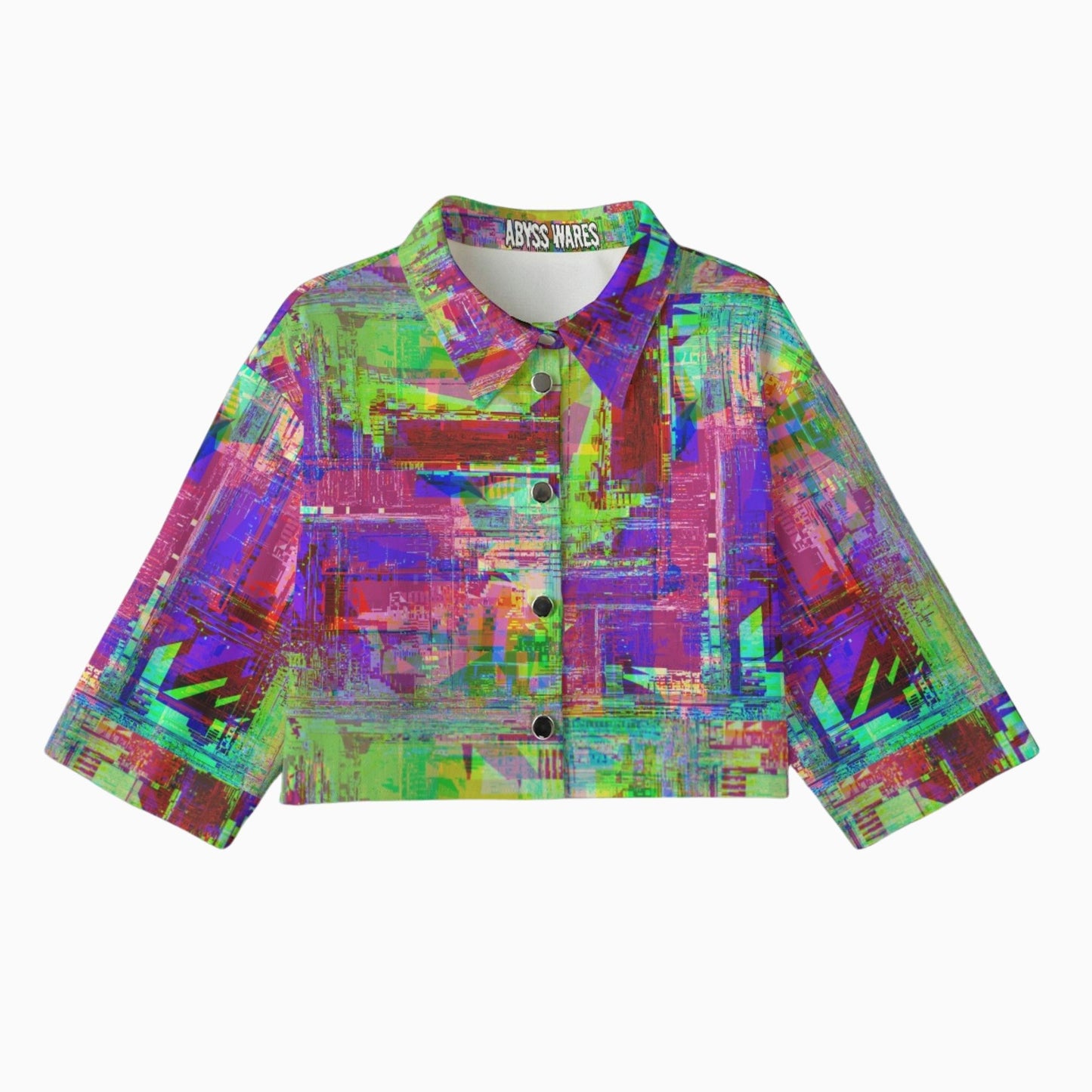glitchscape bolero cropped jackert