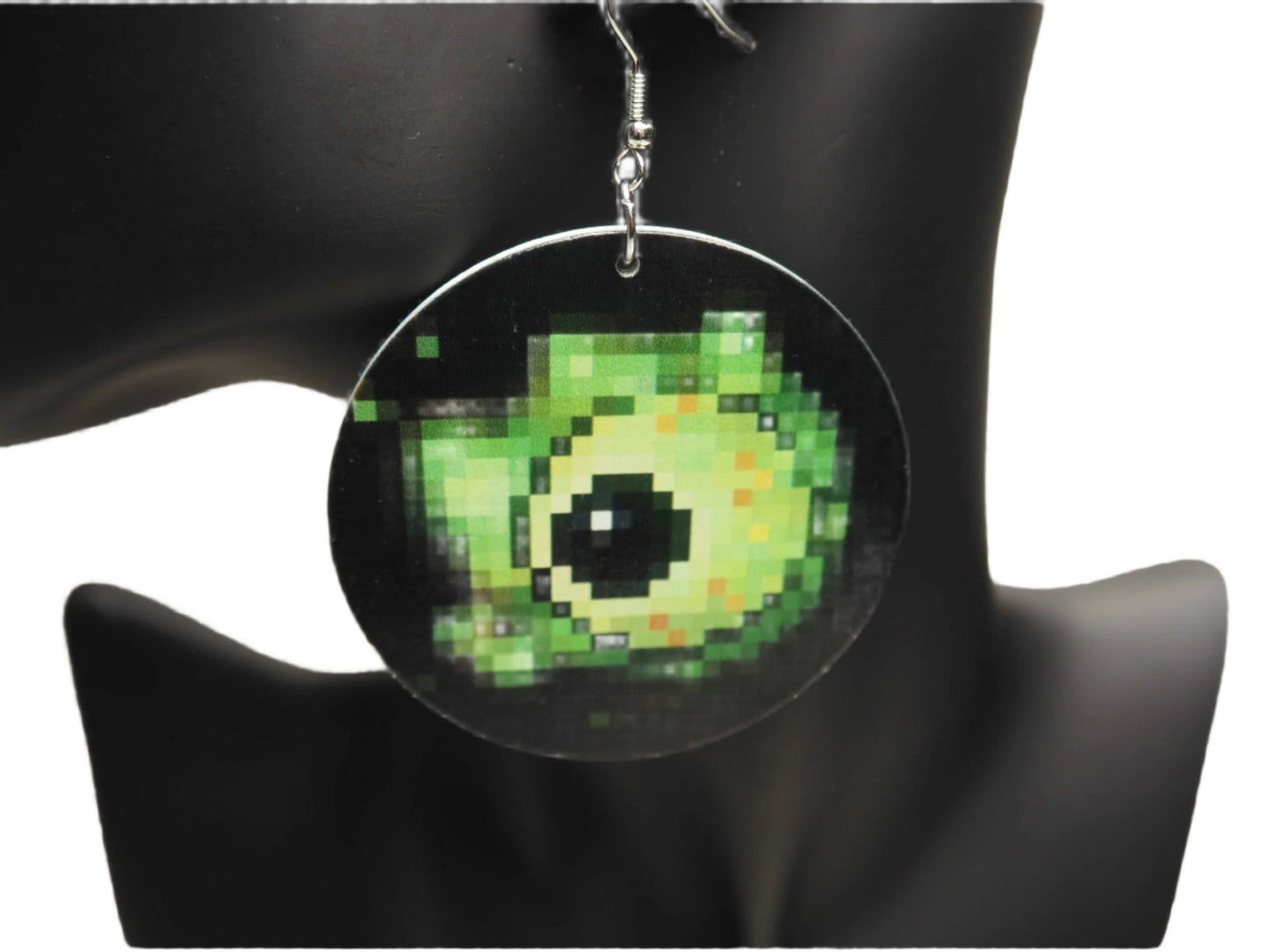 Eye of Devisation Green Slime Eyeball Earrings