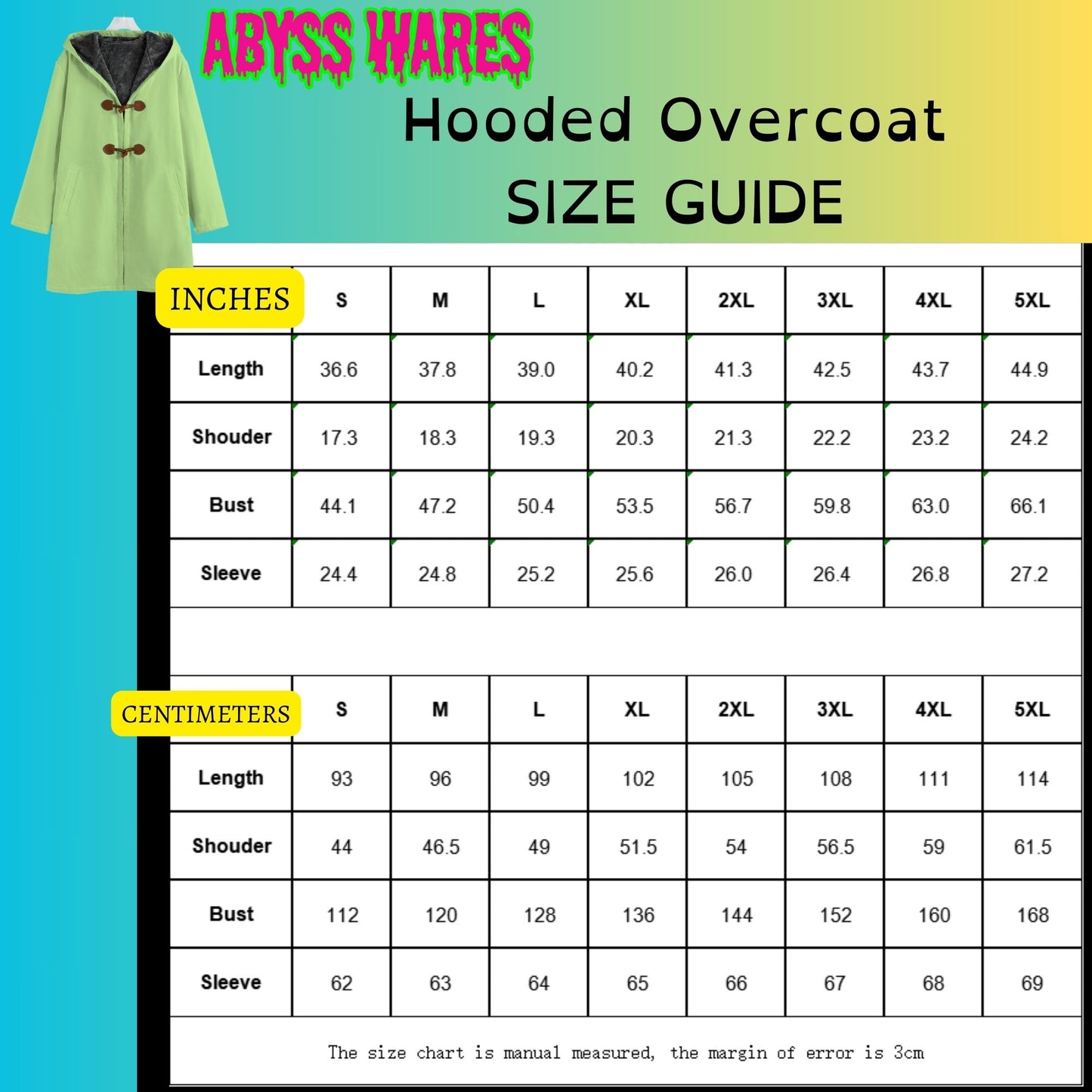 Mardi Gras Bead Hooded Overcoat