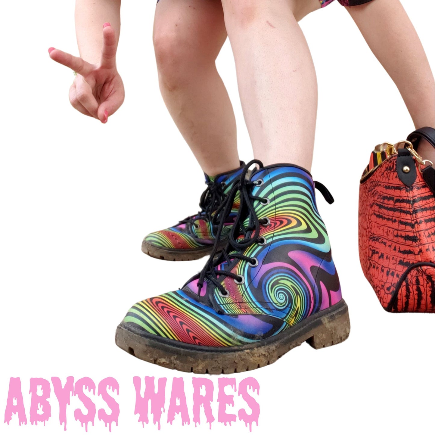 Checker Stompers Comfort Clown Boots