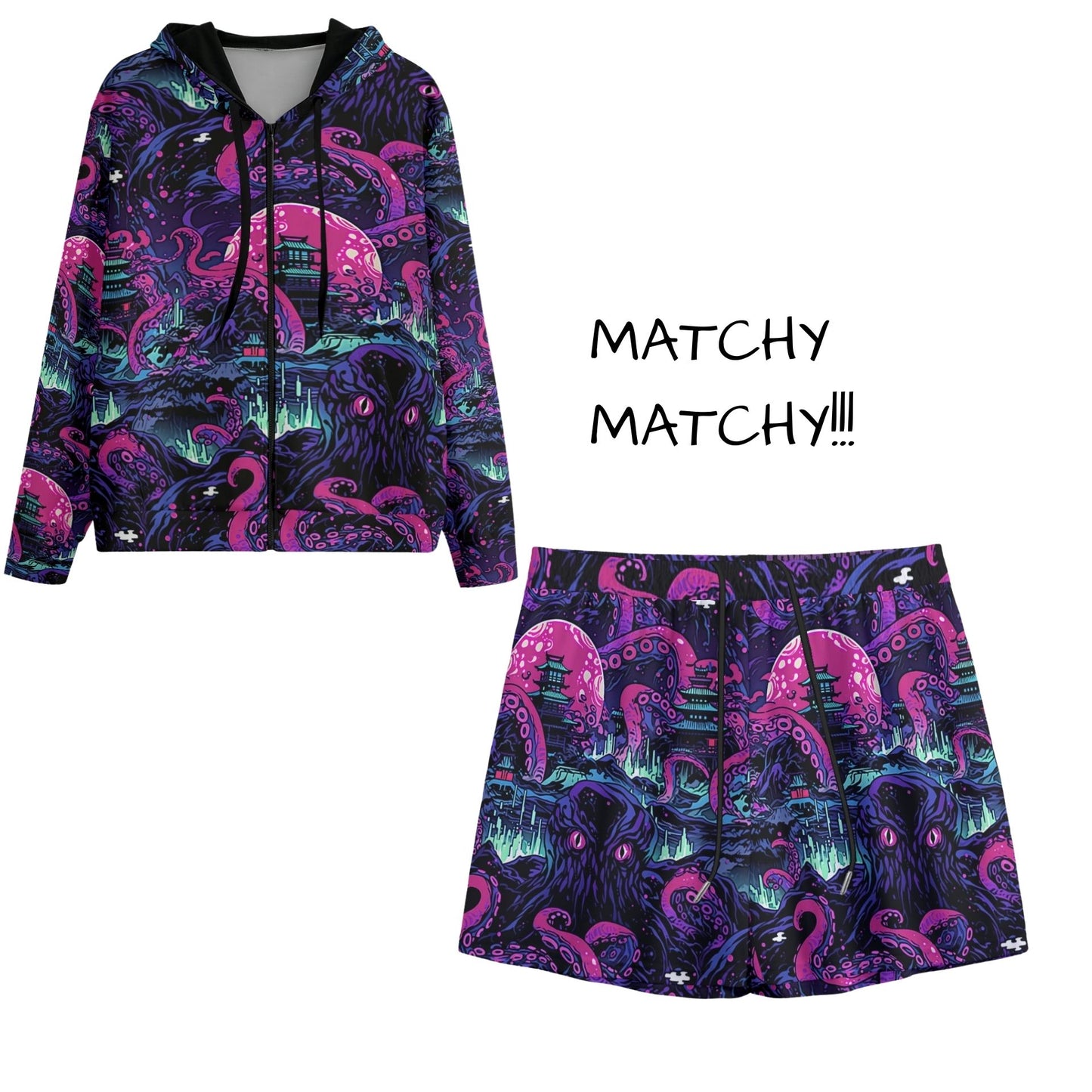Kraken Invades Tokyo! Gym Shorts
