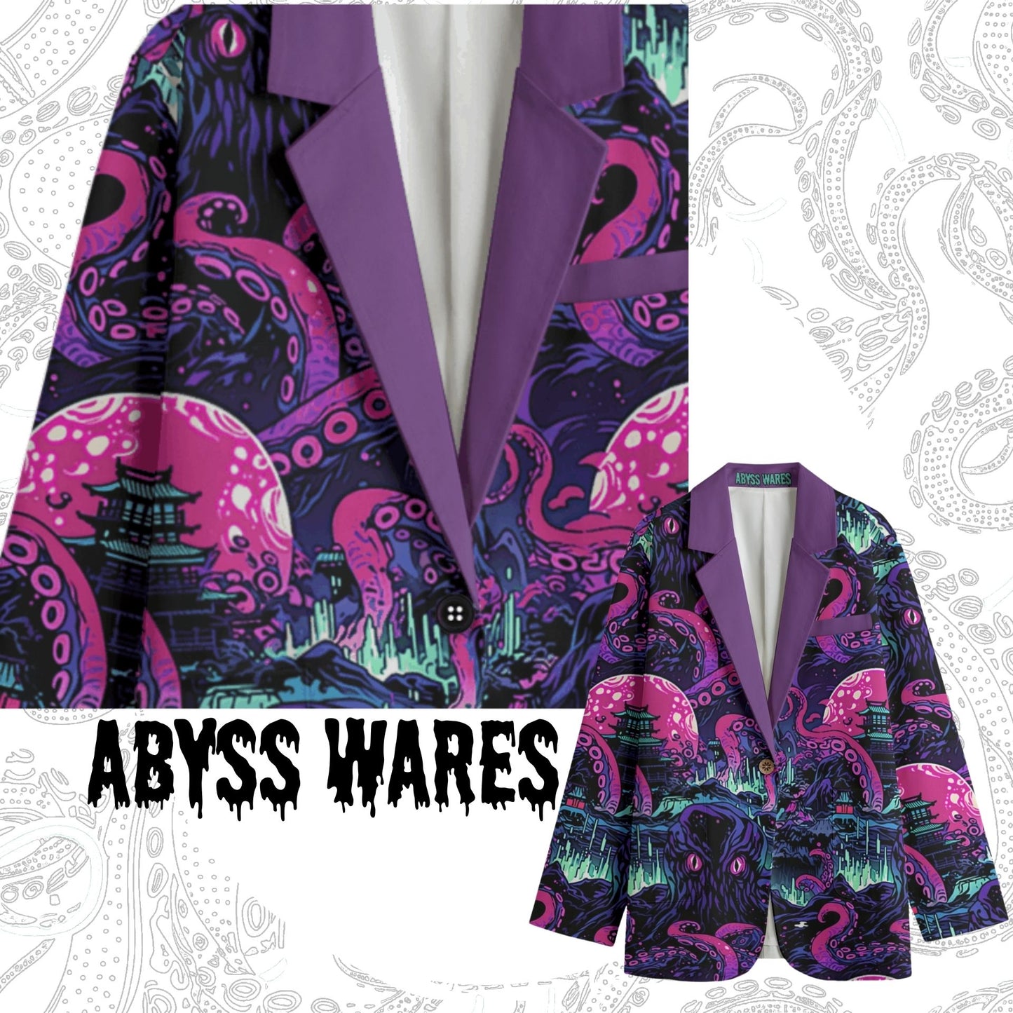 Kraken Invades Tokyo Blazer