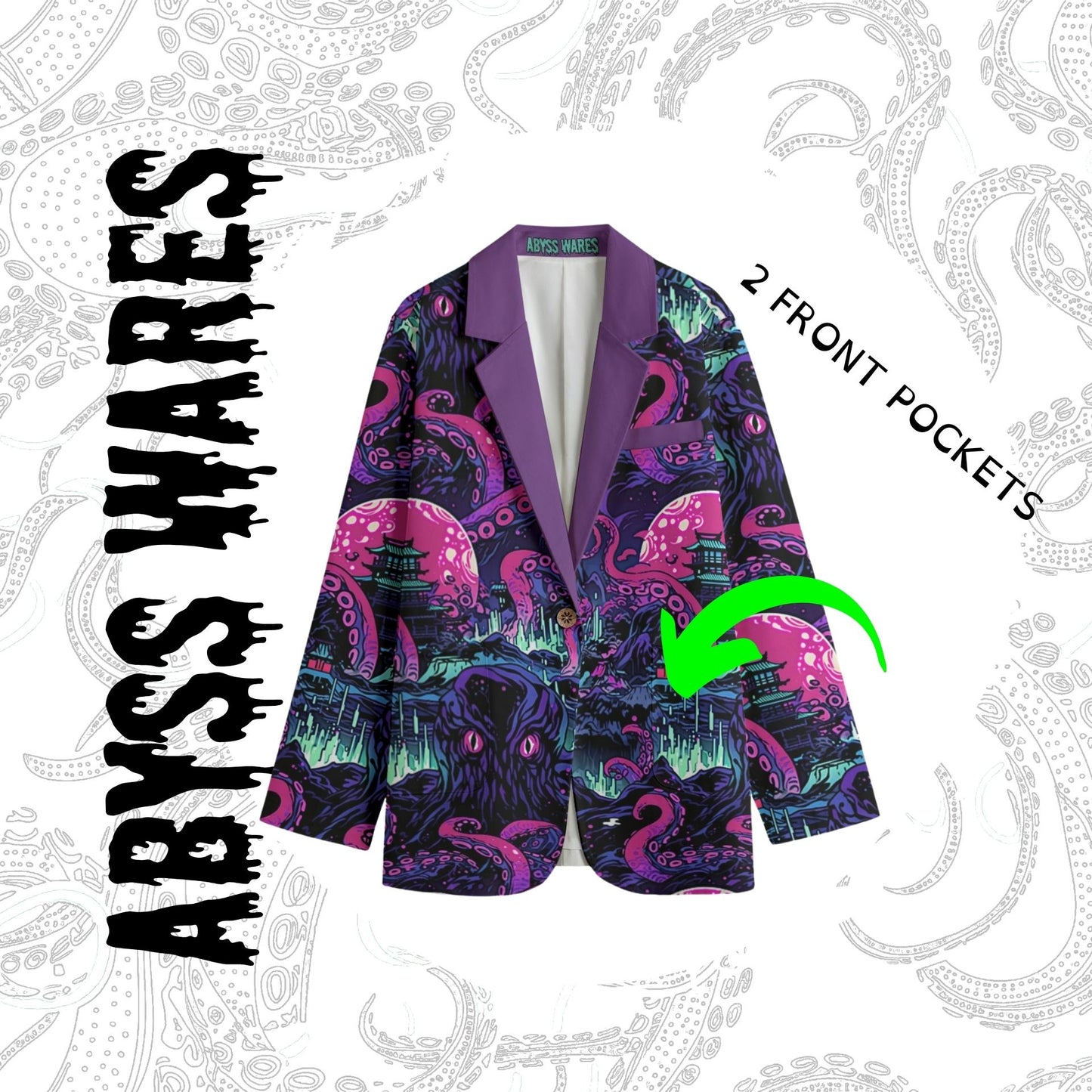 Kraken Invades Tokyo Blazer