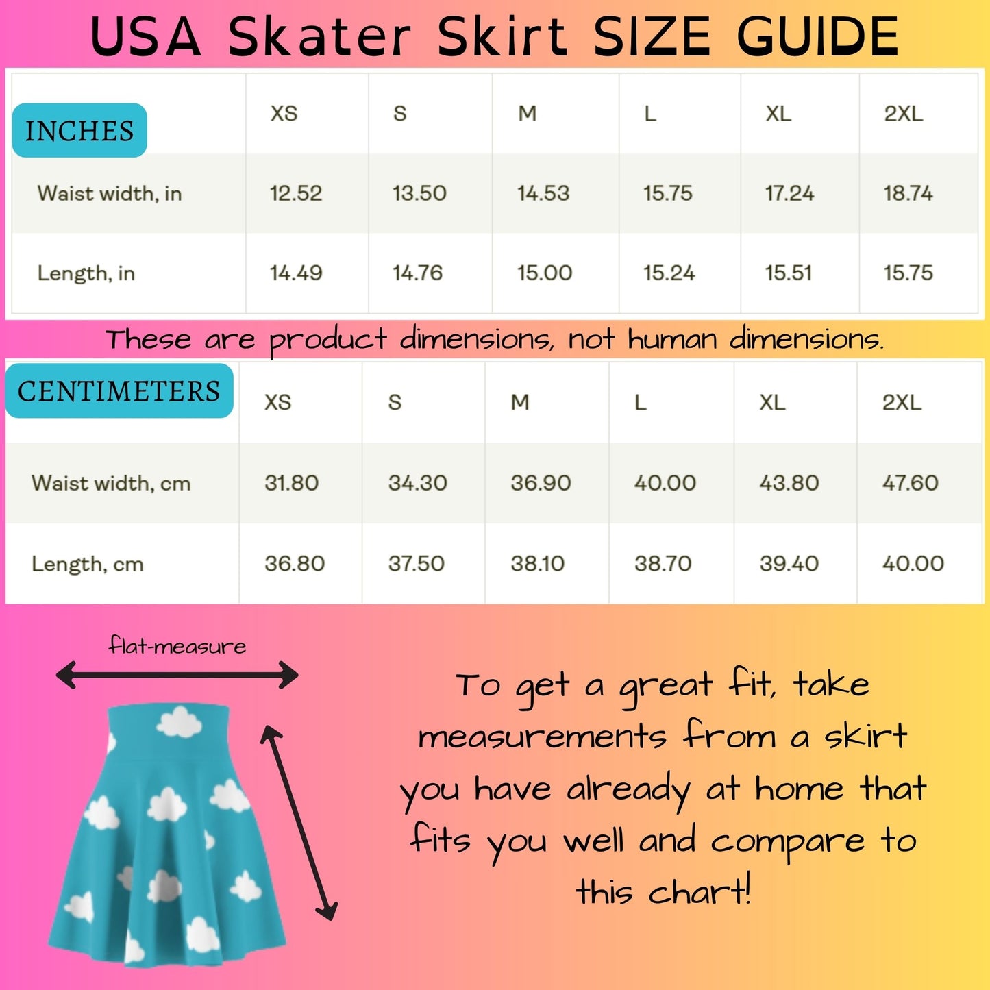 Eyes Glitch Scene Skirt