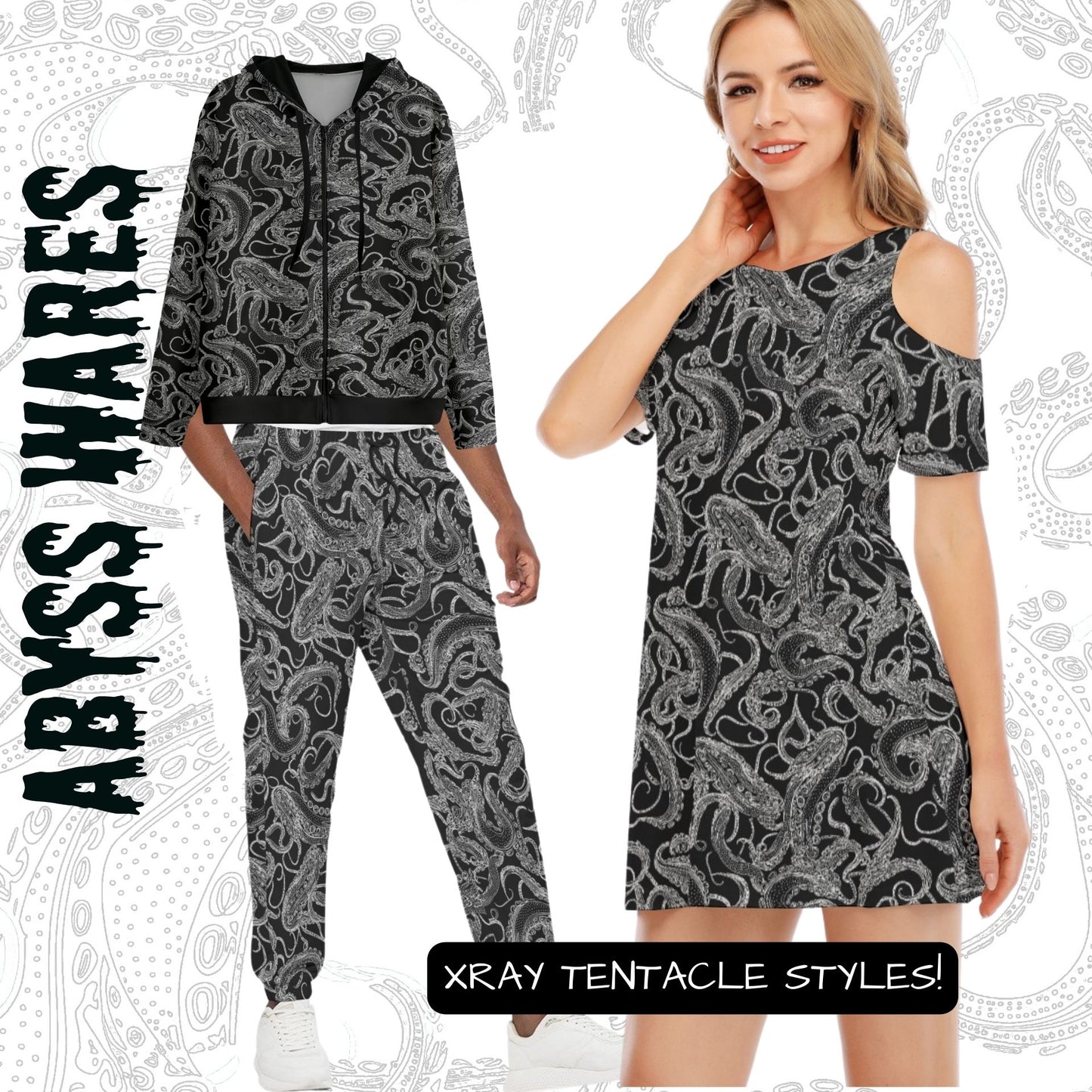 Xray Tentacle Zip Up Hoodie