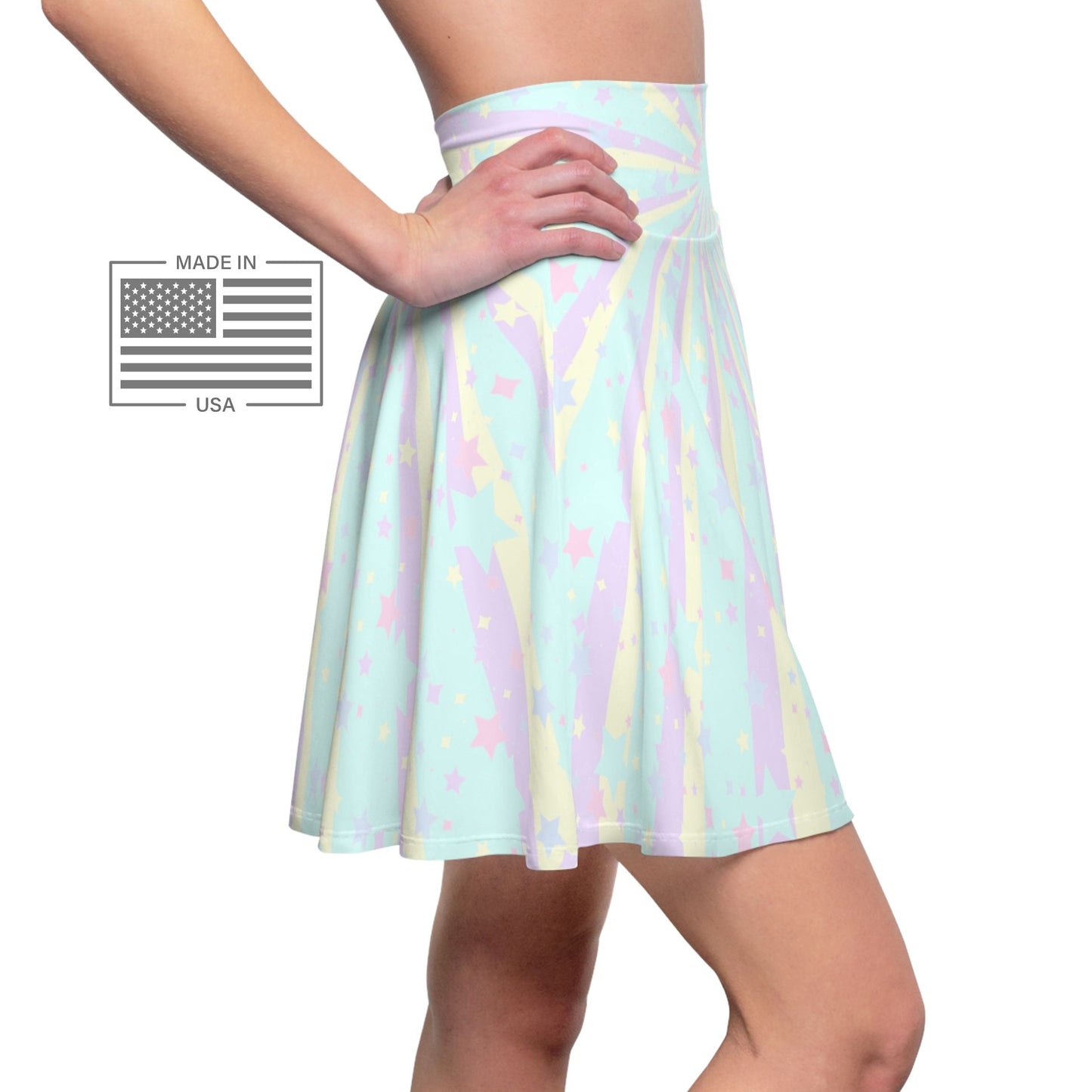 Pastel Star Party Kawaii Skirt
