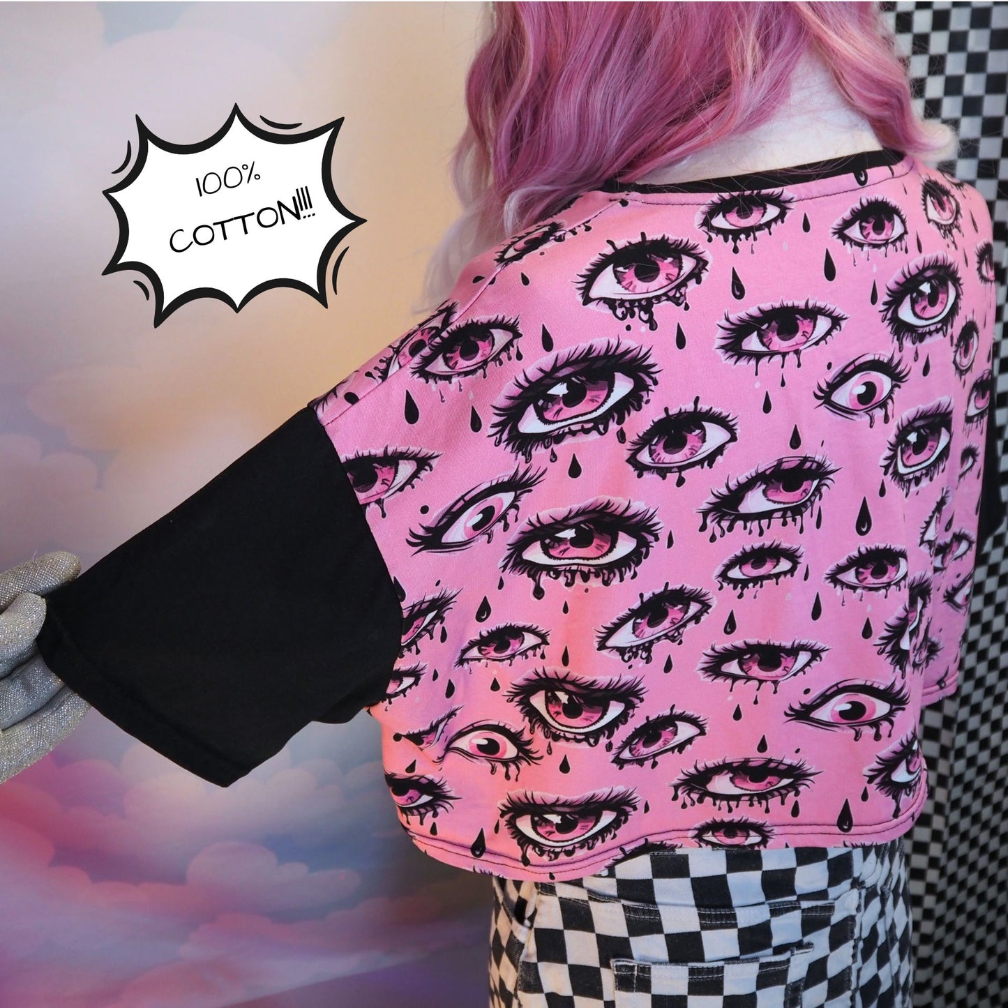 Top corto bonito y goteante