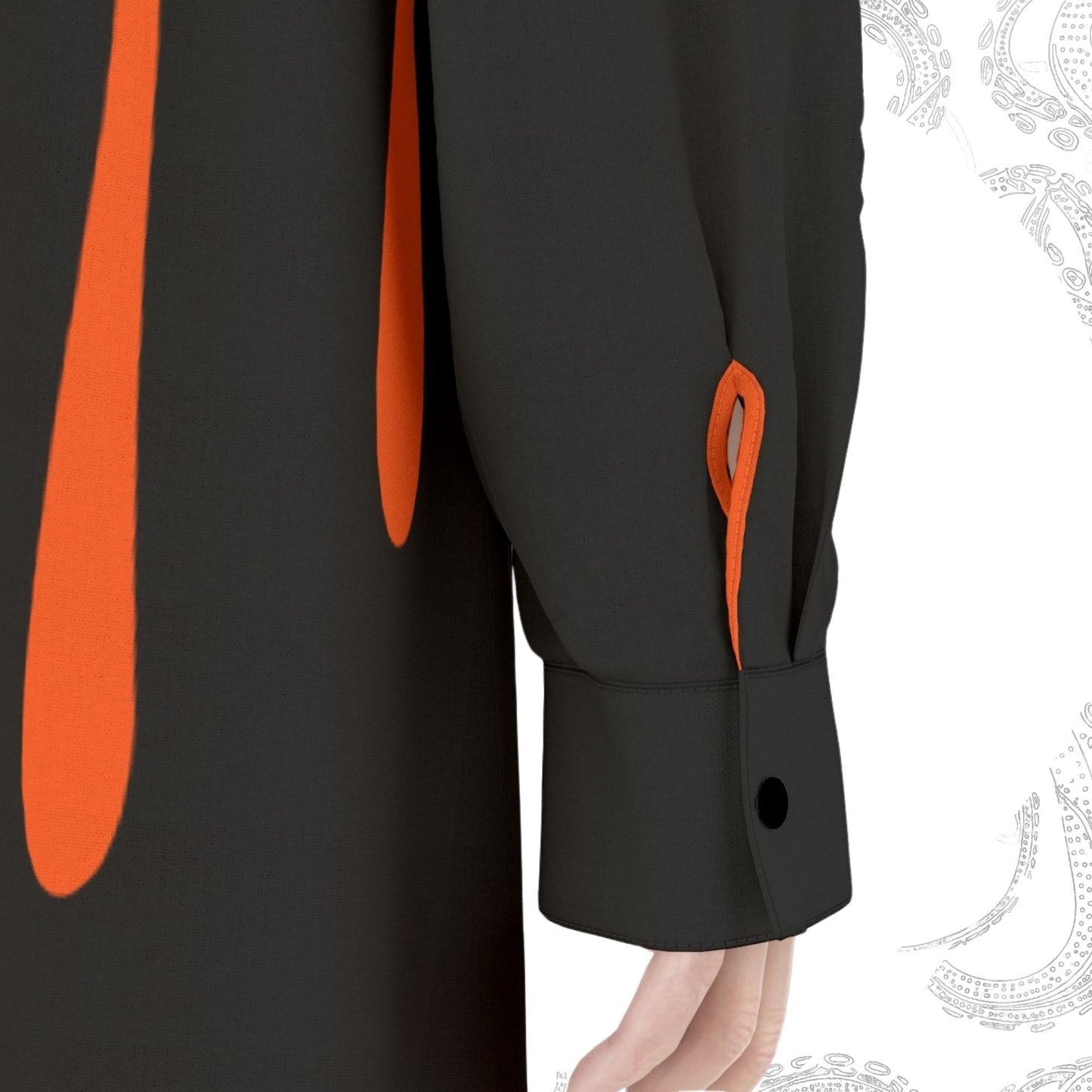 Pumpkin Blood Longsleeve Midi Dress