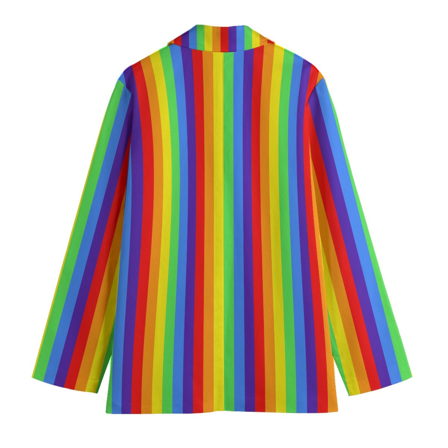 Rainbow Blazer womens cut, cute classic stripes