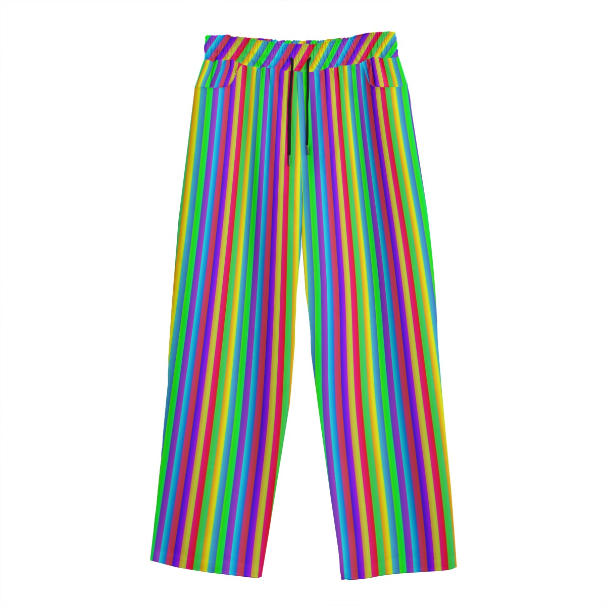 clowncore clothing rainbow pants cotton