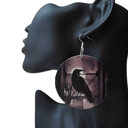 RavenWish design earrings at abysswares