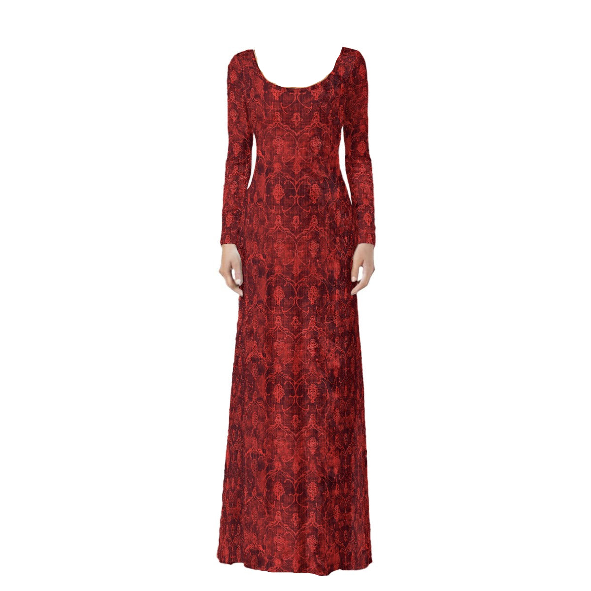 Ruby Radiance Red Velvet Dress