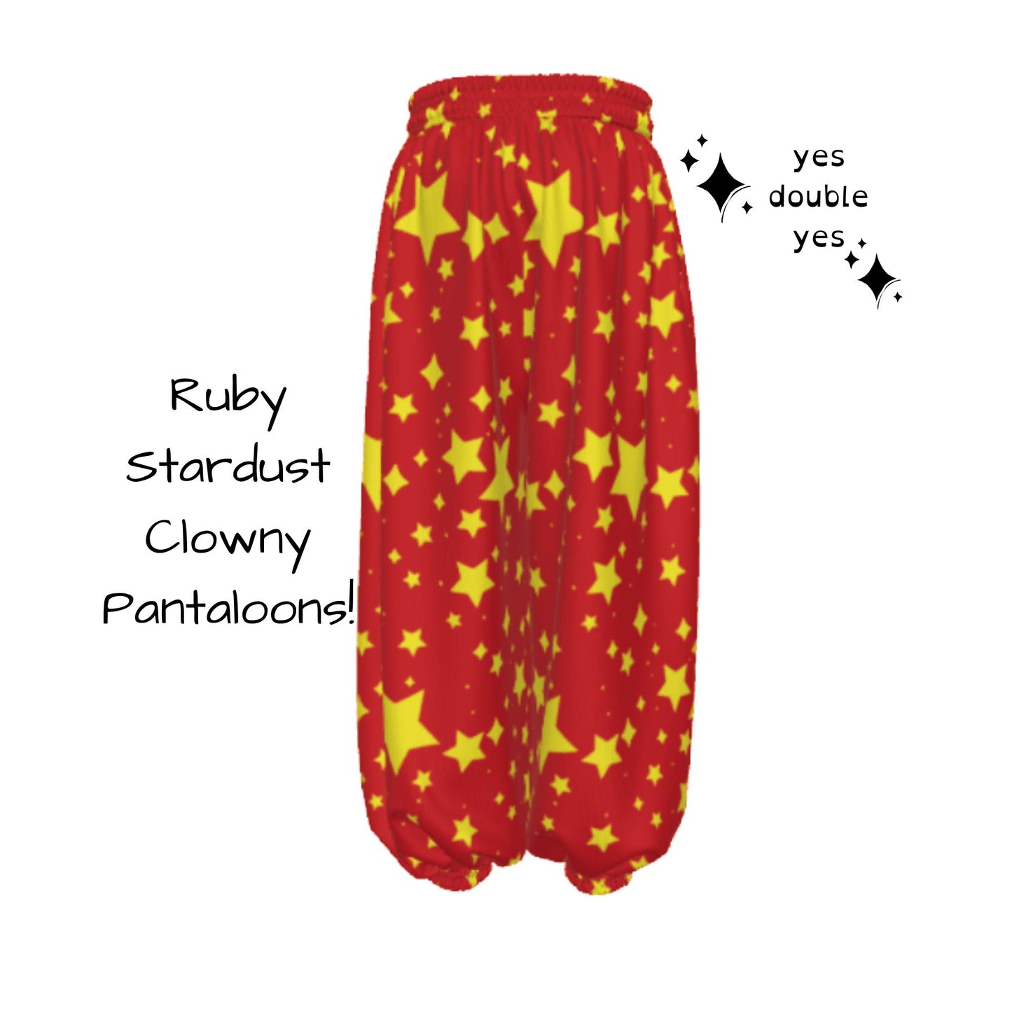 Ruby Stardust Clown Pantaloons