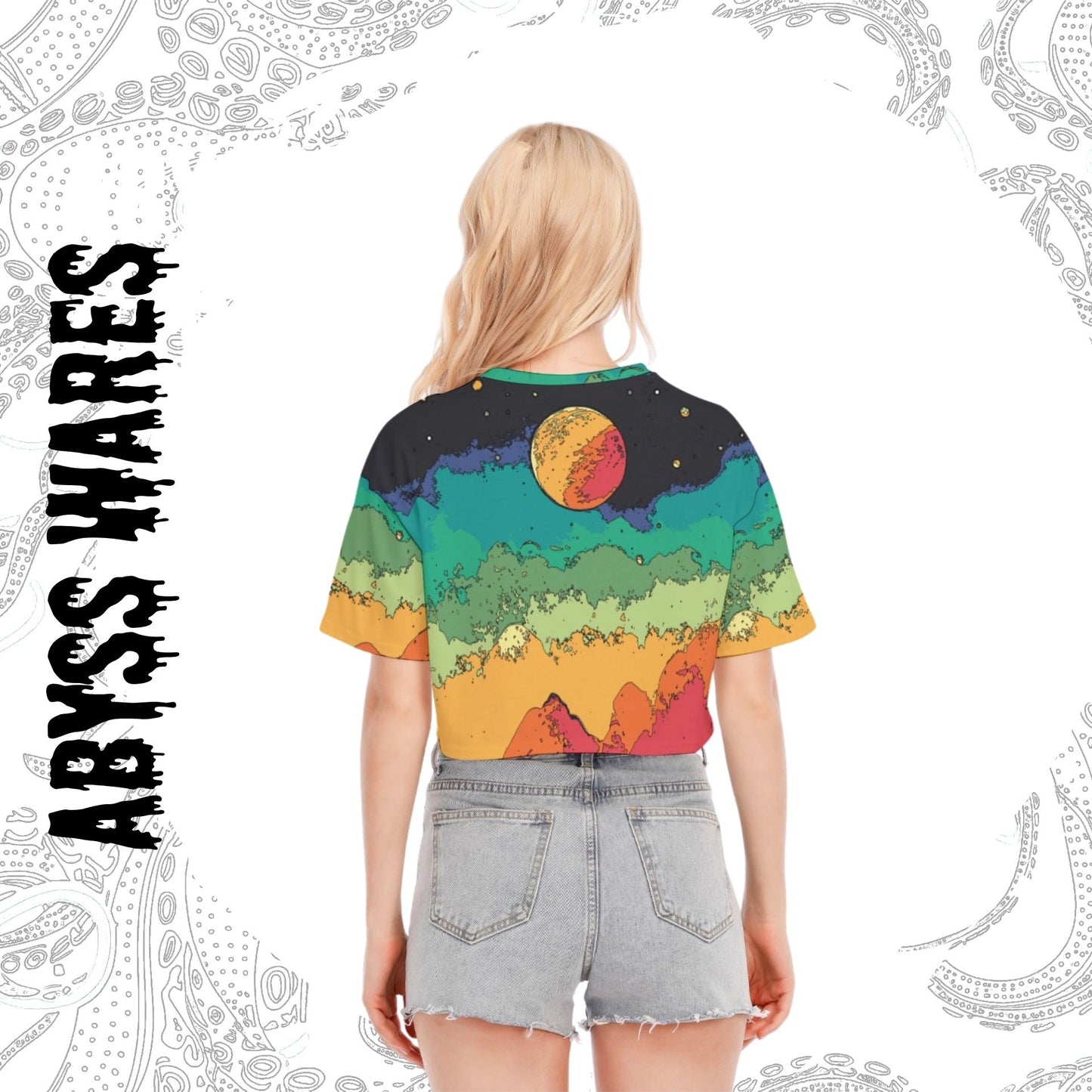 Scifi Lofi Crop Top