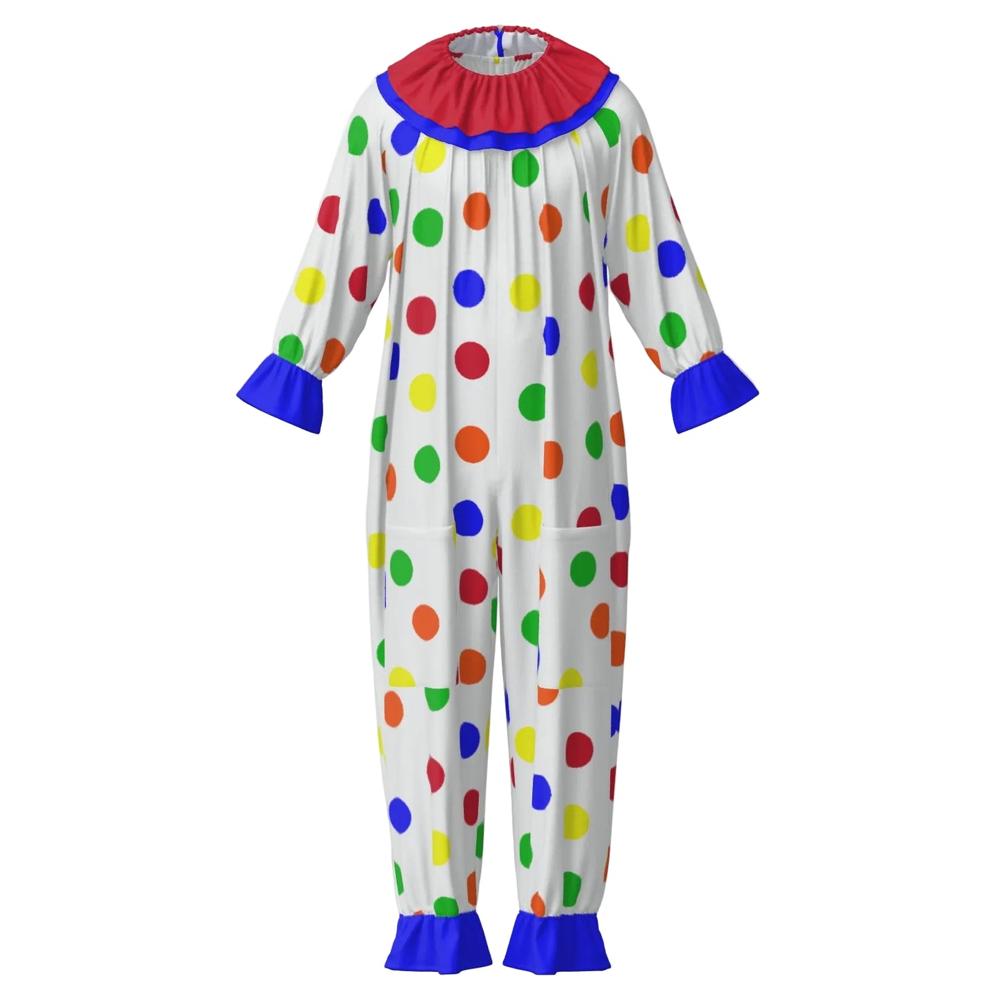 Toy Box Polka Dots Pro Clown Suit and Ruff