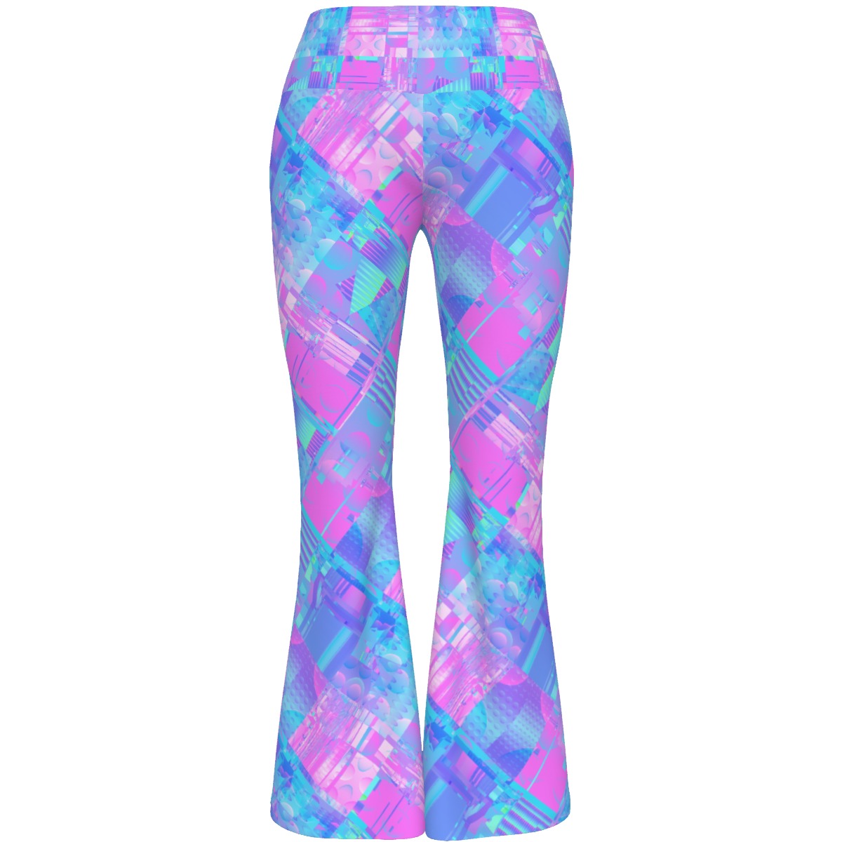 Vaporwave Glitch Yoga Flares