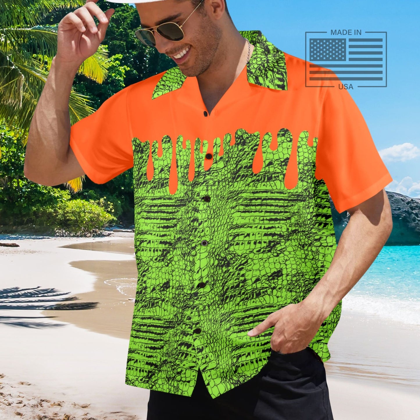 Toxigator Drippy Reptile Bowling Shirt