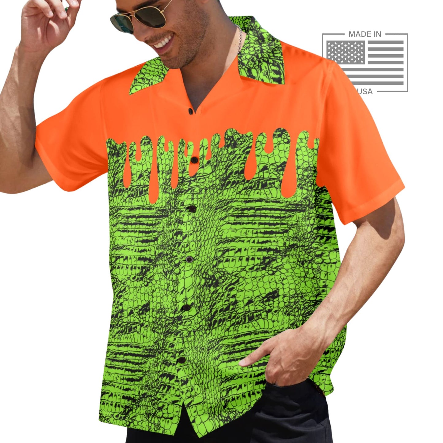 Toxigator Drippy Reptile Bowling Shirt