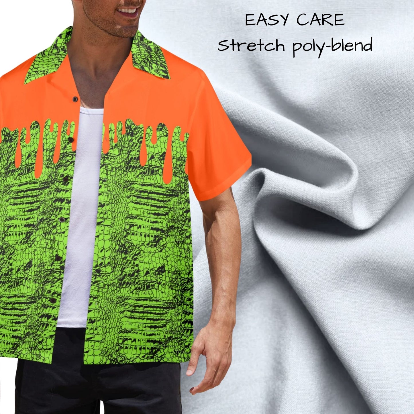 Toxigator Drippy Reptile Bowling Shirt