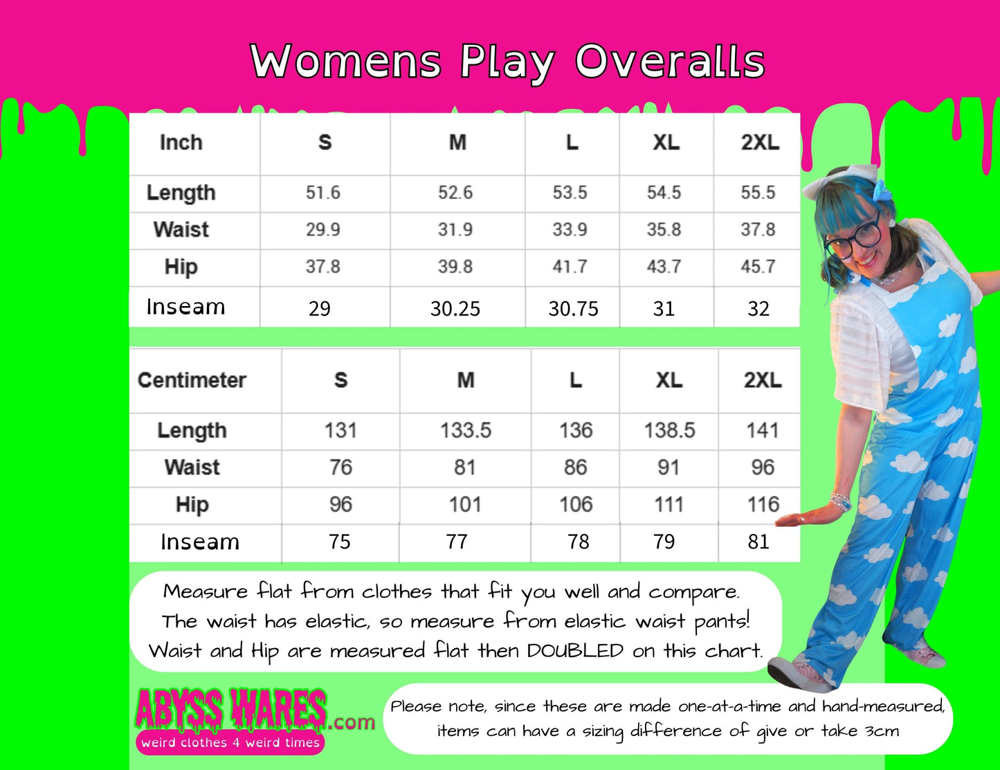 Pinke Latzhose von Kidcore