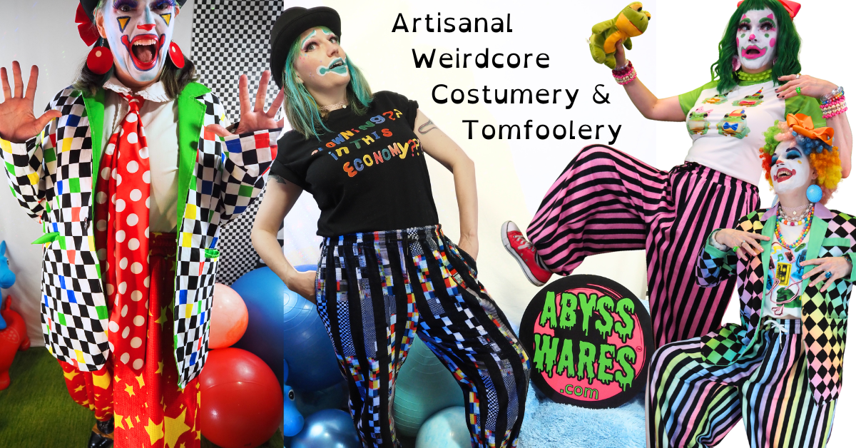 the weirdest clowncore kidcore alt style scene clothing online shop
– AbyssWares