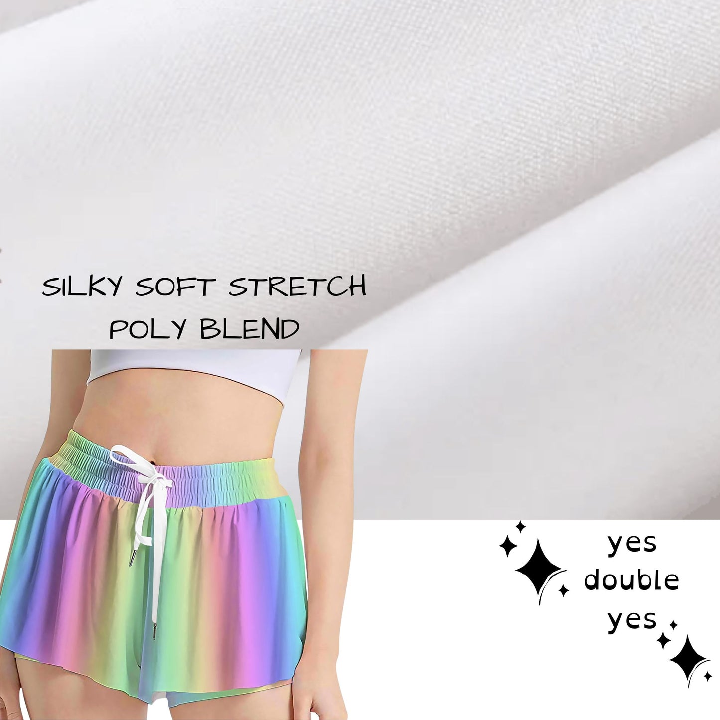 Gentle Rainbow Womens Skort