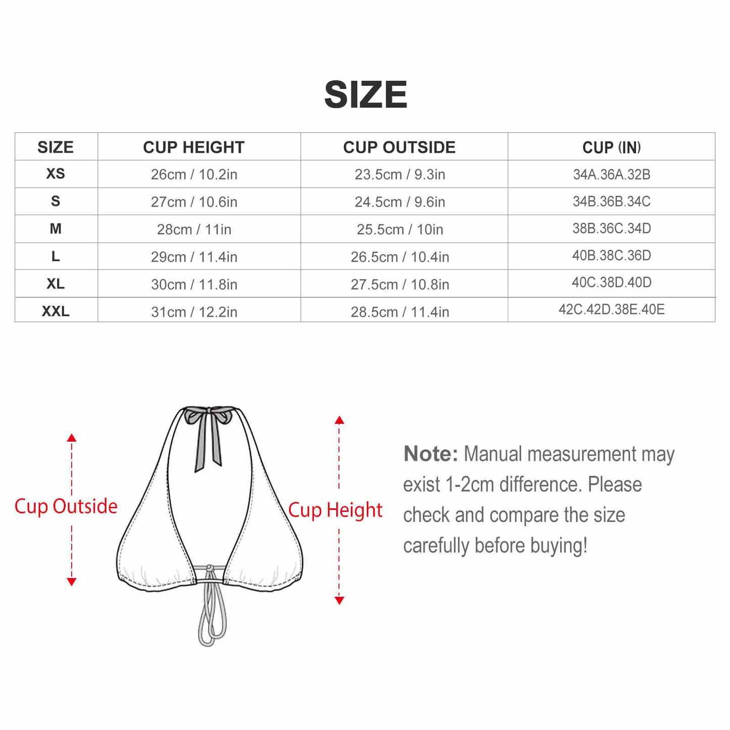 The Shoggy Bikini Top - Halter Tie-back