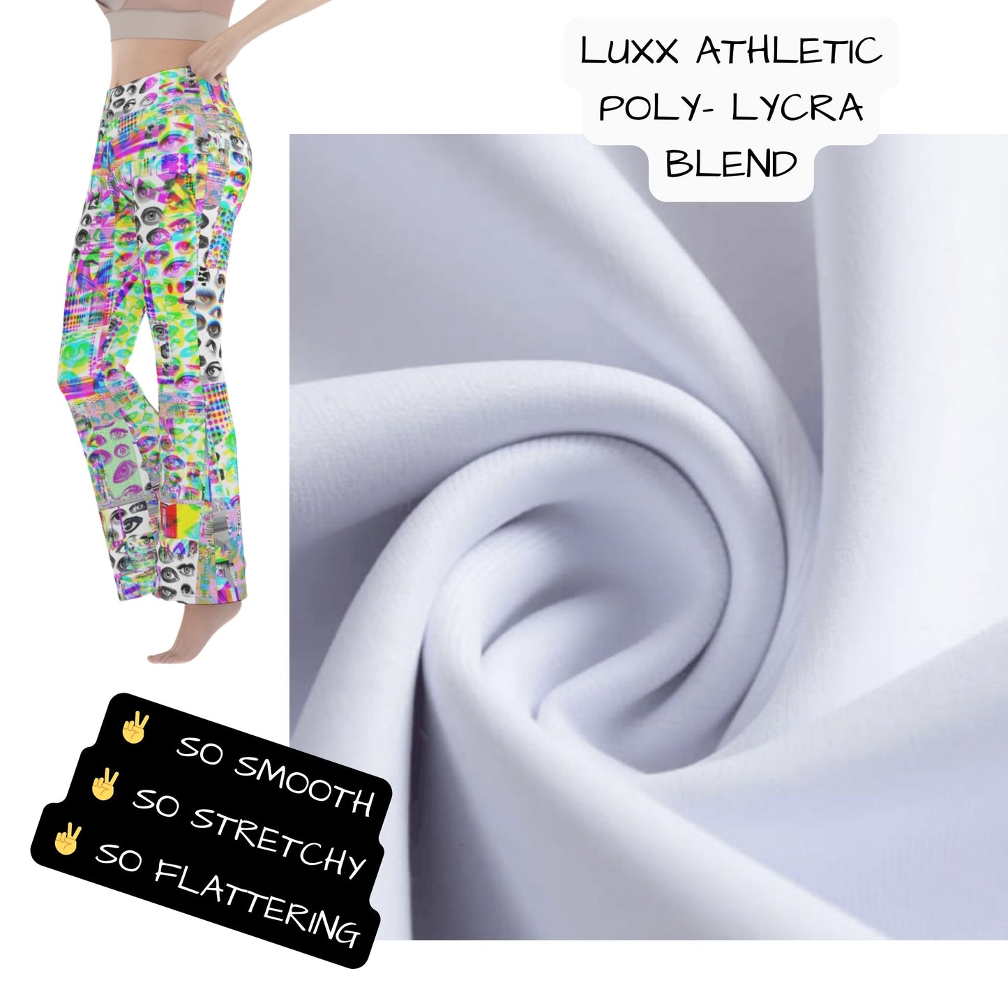 Glitch Eye RGB Yoga Pants