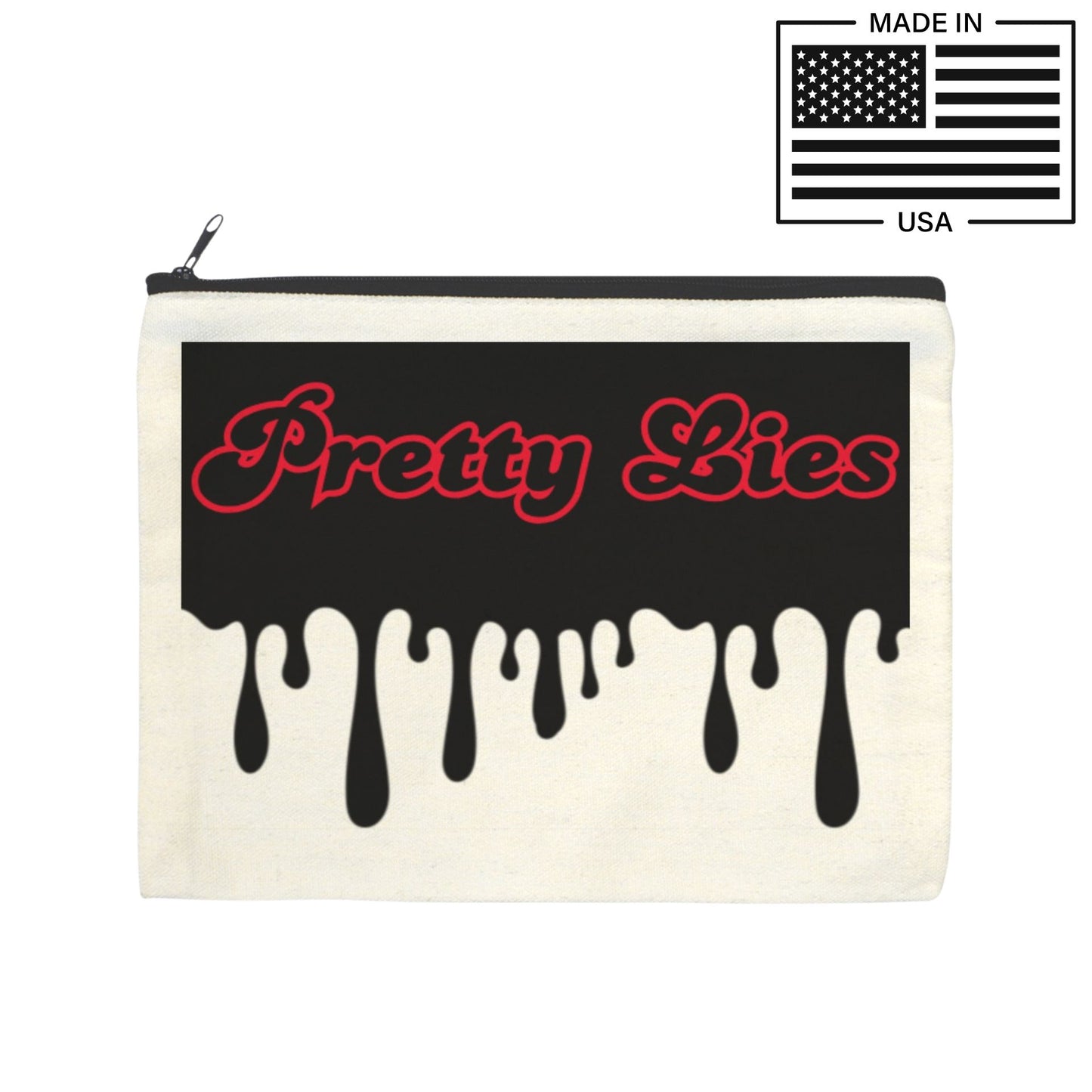 cute menhara funny drippy backpack organizer pouch made in the USA