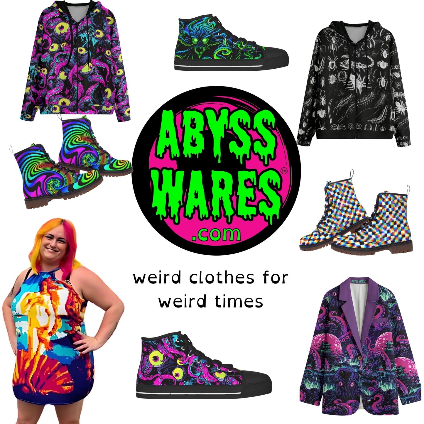 Glitchscape Surf Bikini Long Sleeve Set