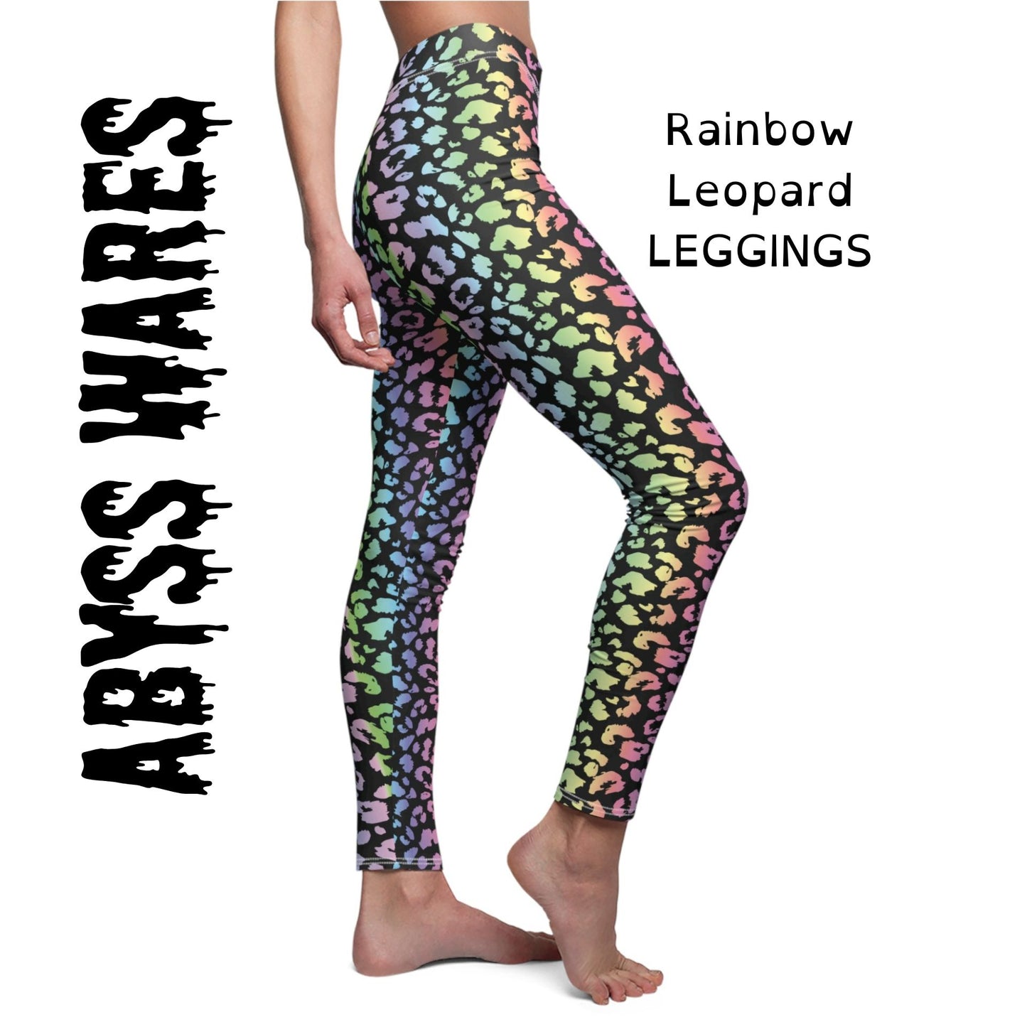Rainbow Leopard Leggings