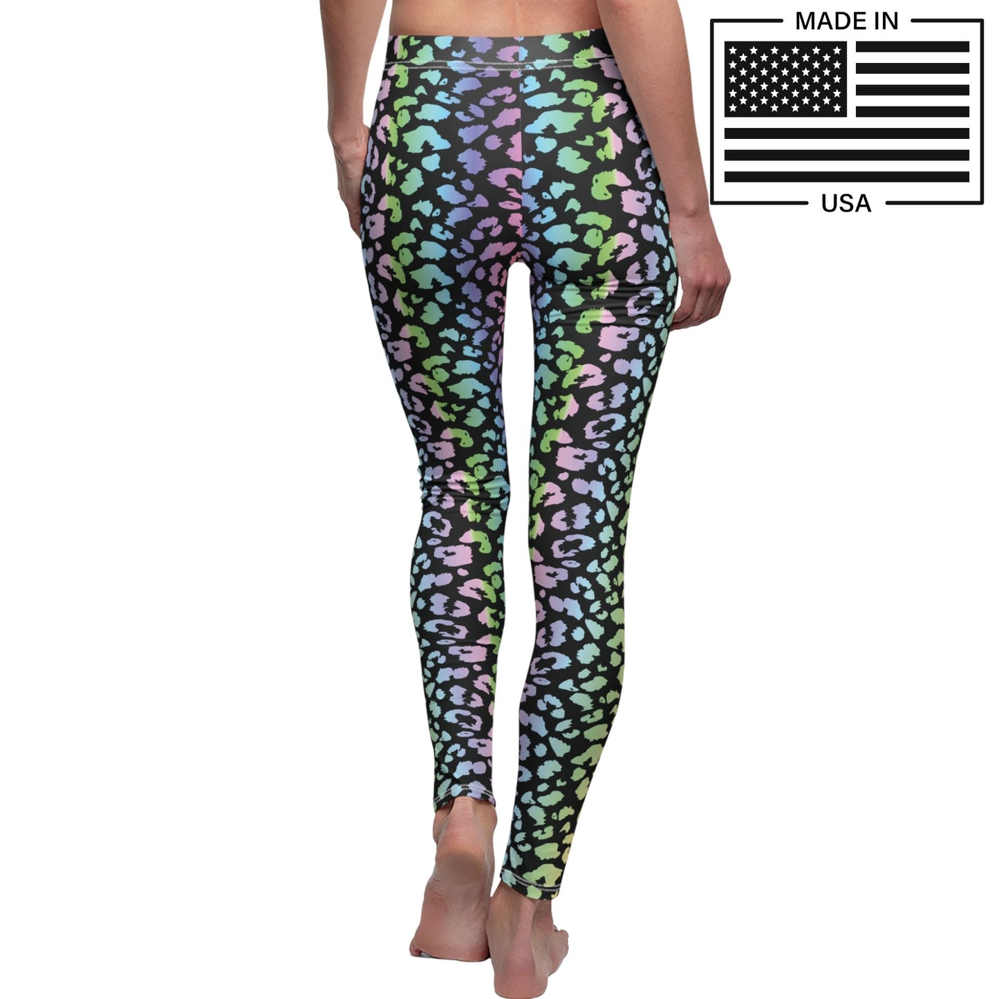 Rainbow Leopard Leggings
