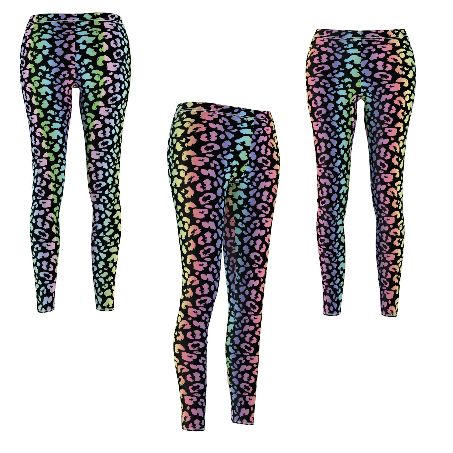 Rainbow Leopard Leggings