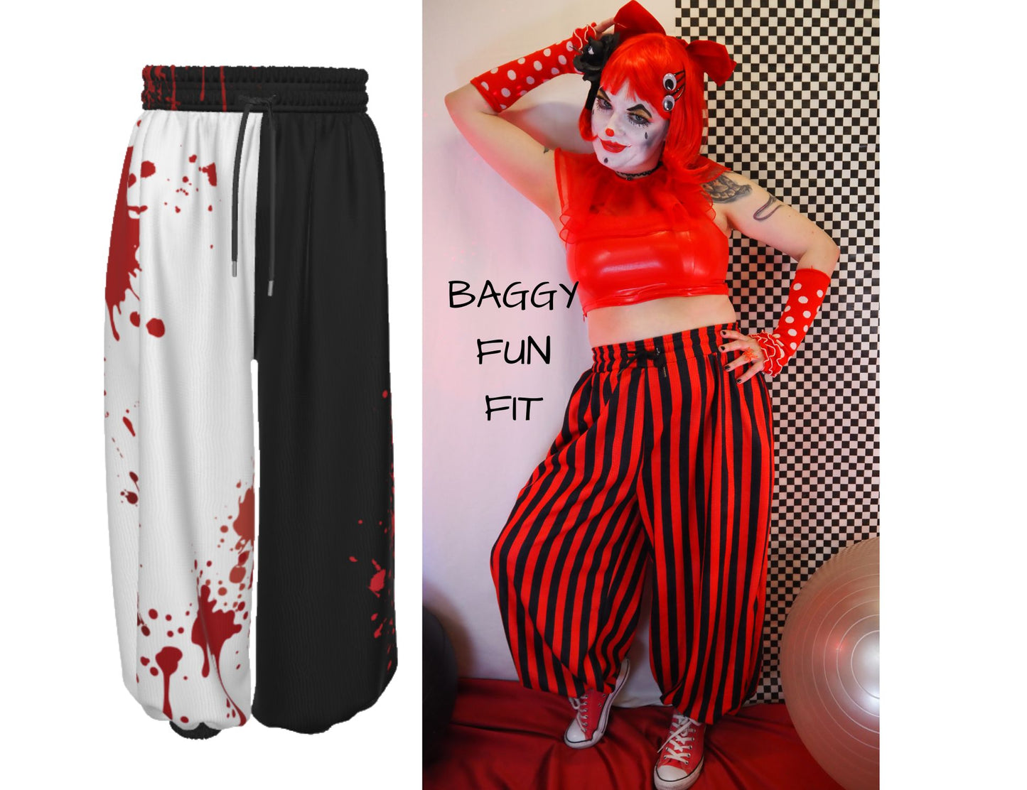 Terrifying Horror Clown Pants