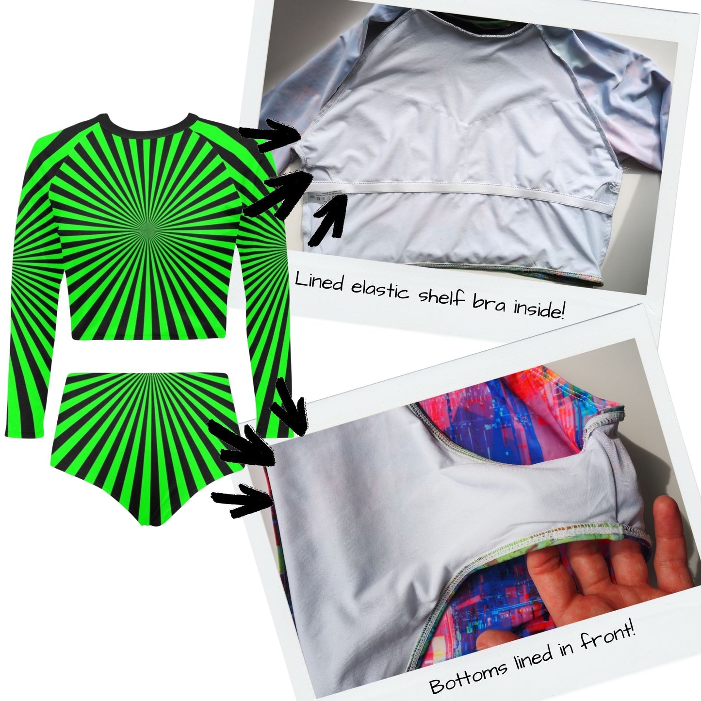 Toxic Optics Surf Rash Guard Bikini