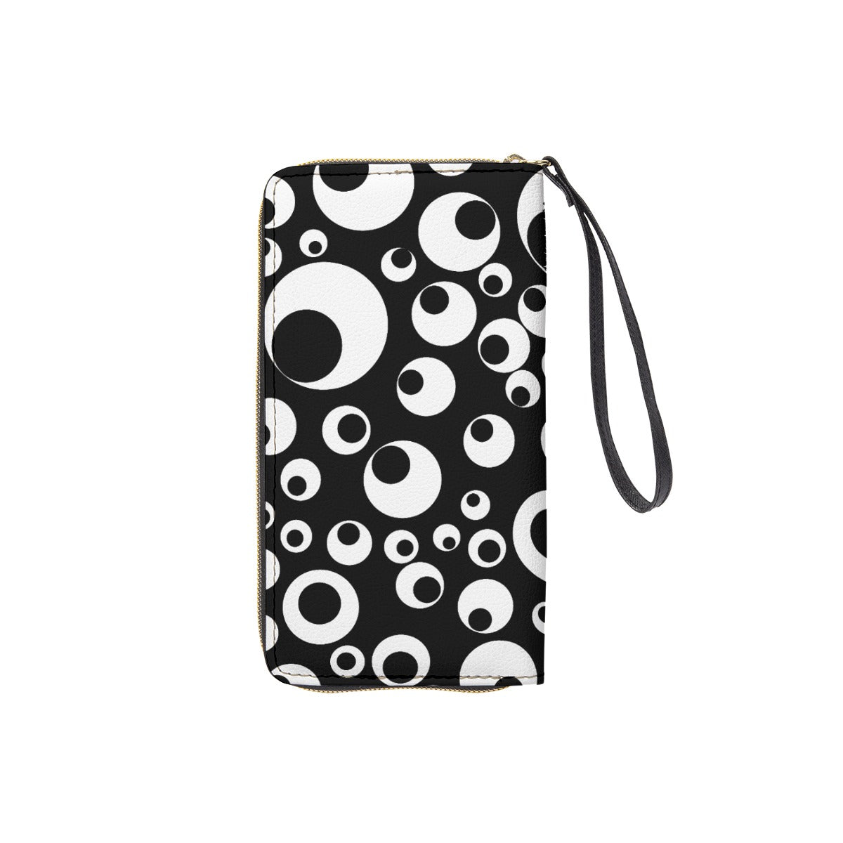Google Eye Zipper Clutch