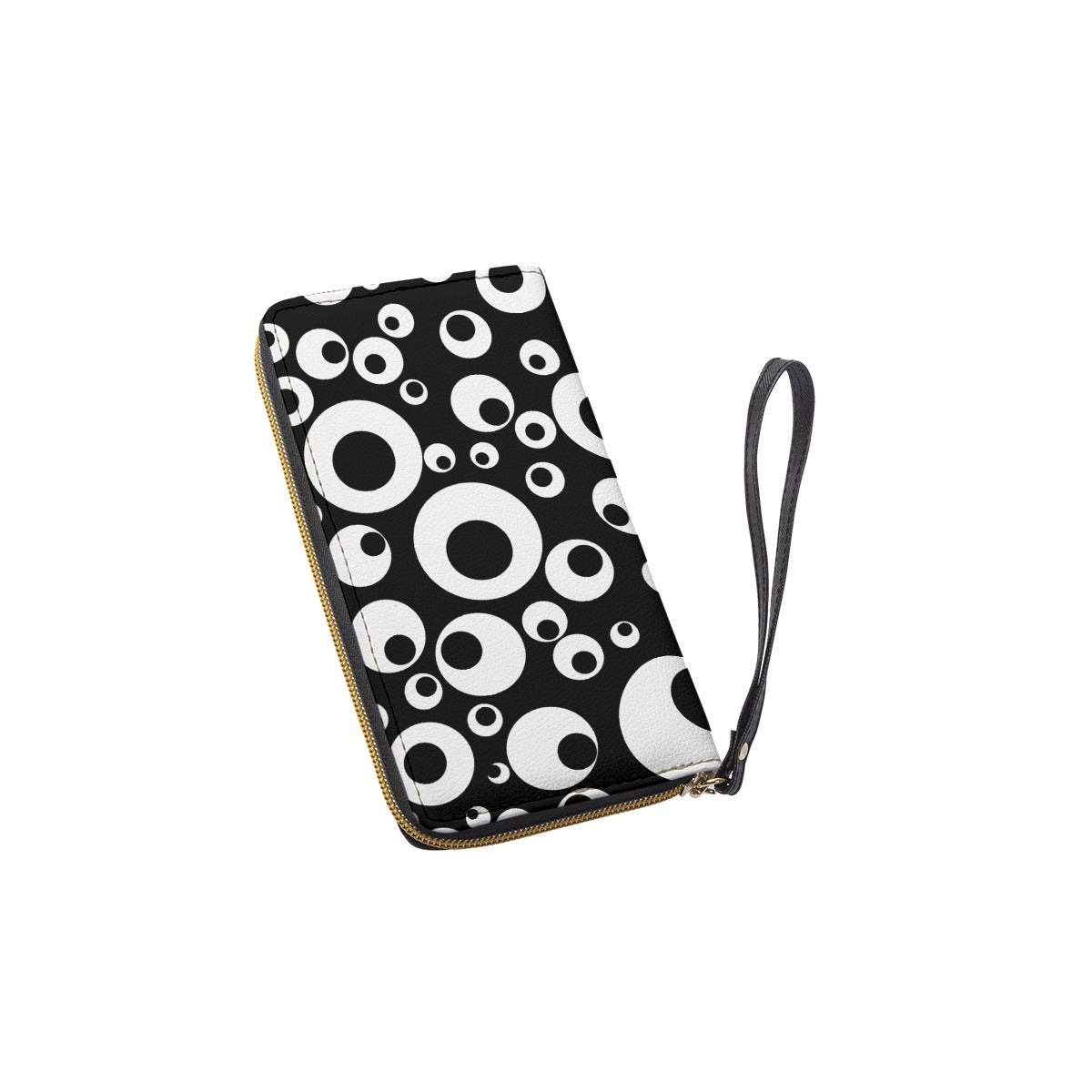 Google Eye Zipper Clutch