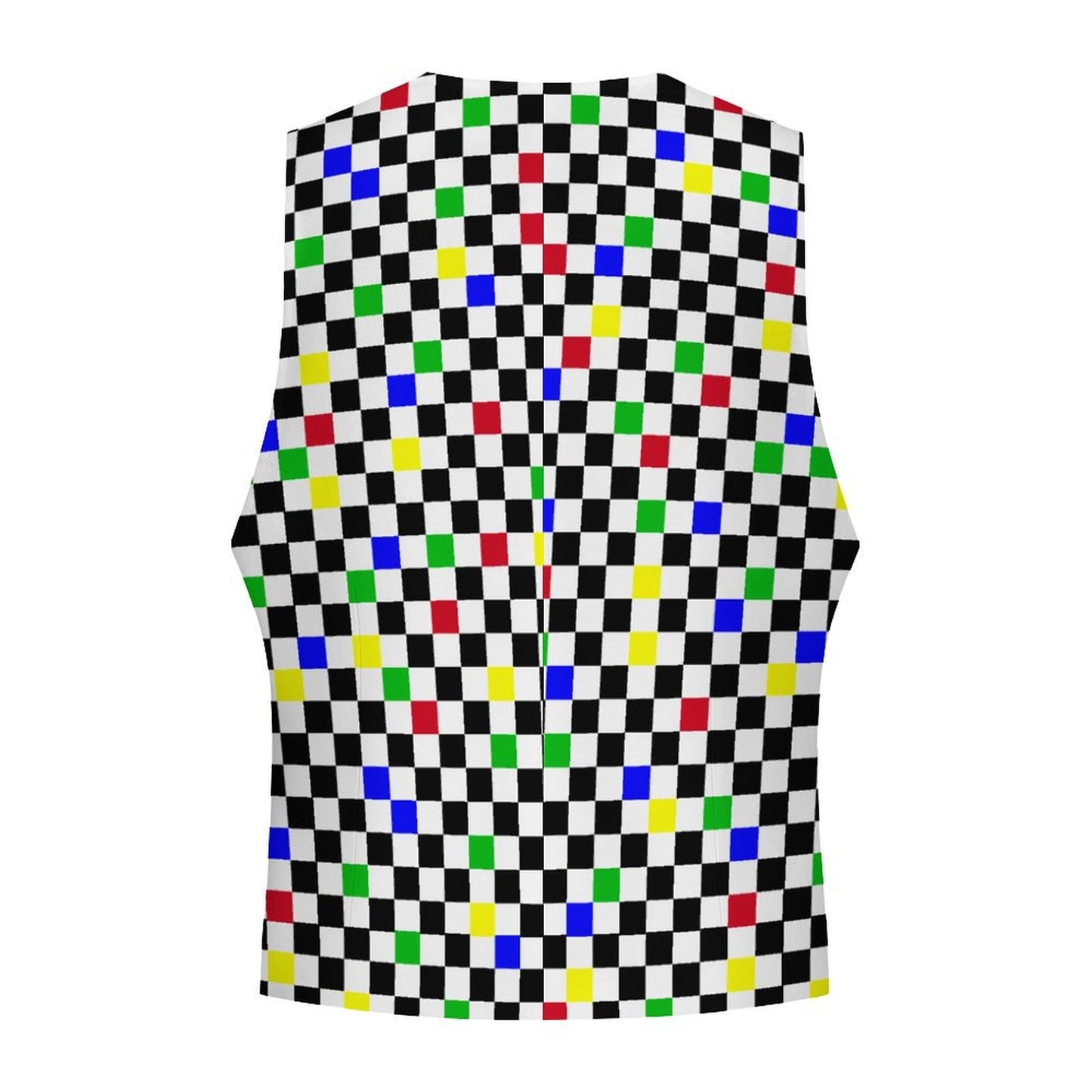 Froggy Checker Fancy Men's Clown Vest