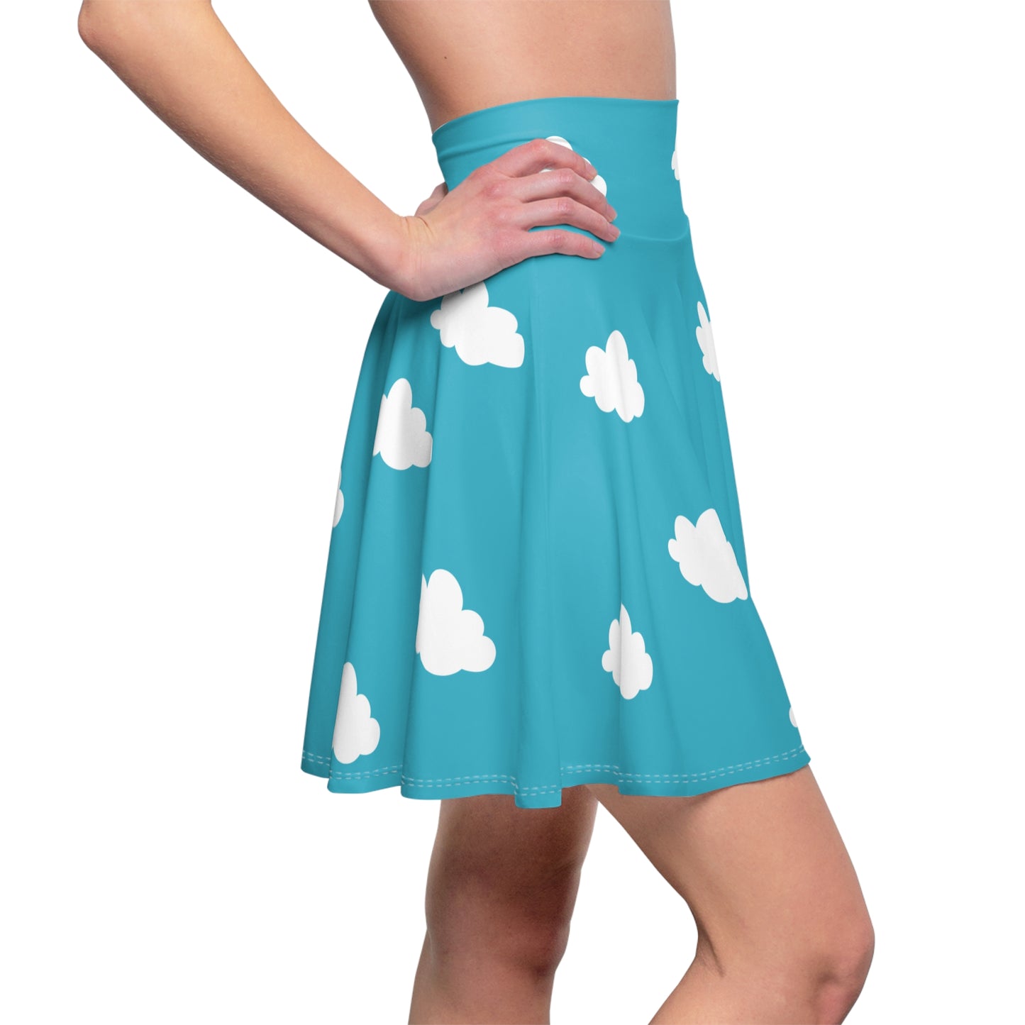 Cloudy Heaven Skater Skirt
