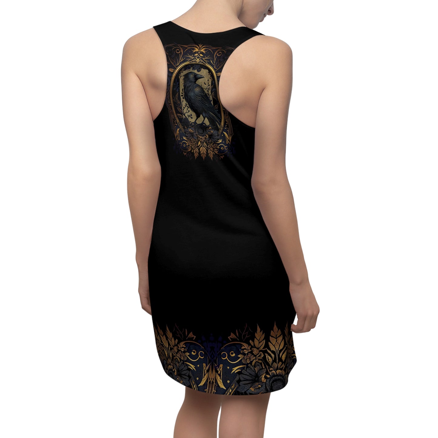 Golden Raven Guardian Tank Dress