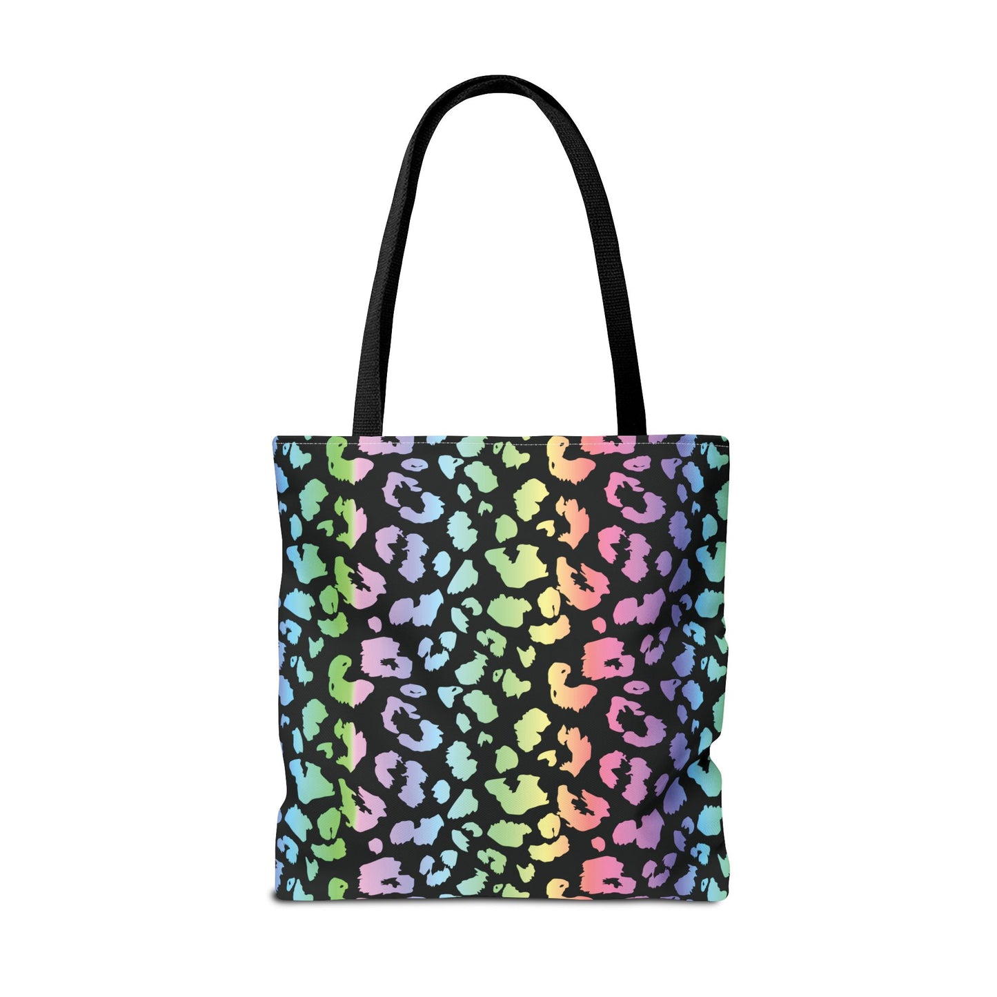Rainbow Leopard Tote Bag