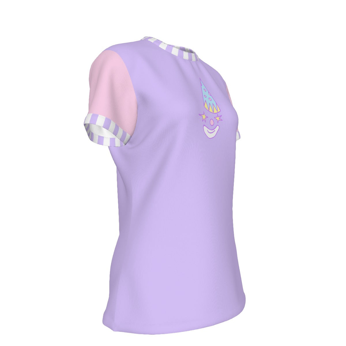 Starry Eyed Pastel Clown Top Womens Clowncore Shirt