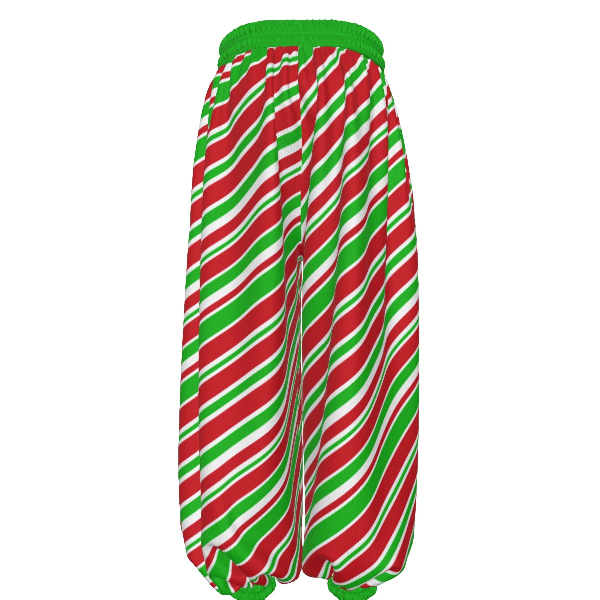 Christmas Spearmint Stripe Clown Pants