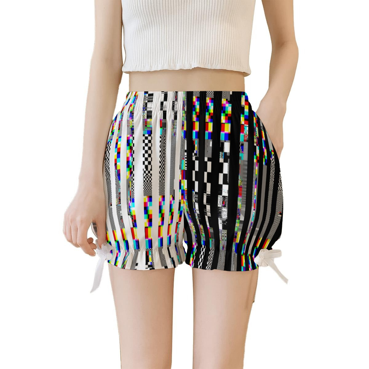 Jester Glitch Stripe Puffy Knickers