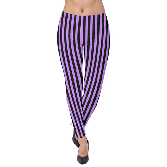 Amethyst Circus Stripe Leggings