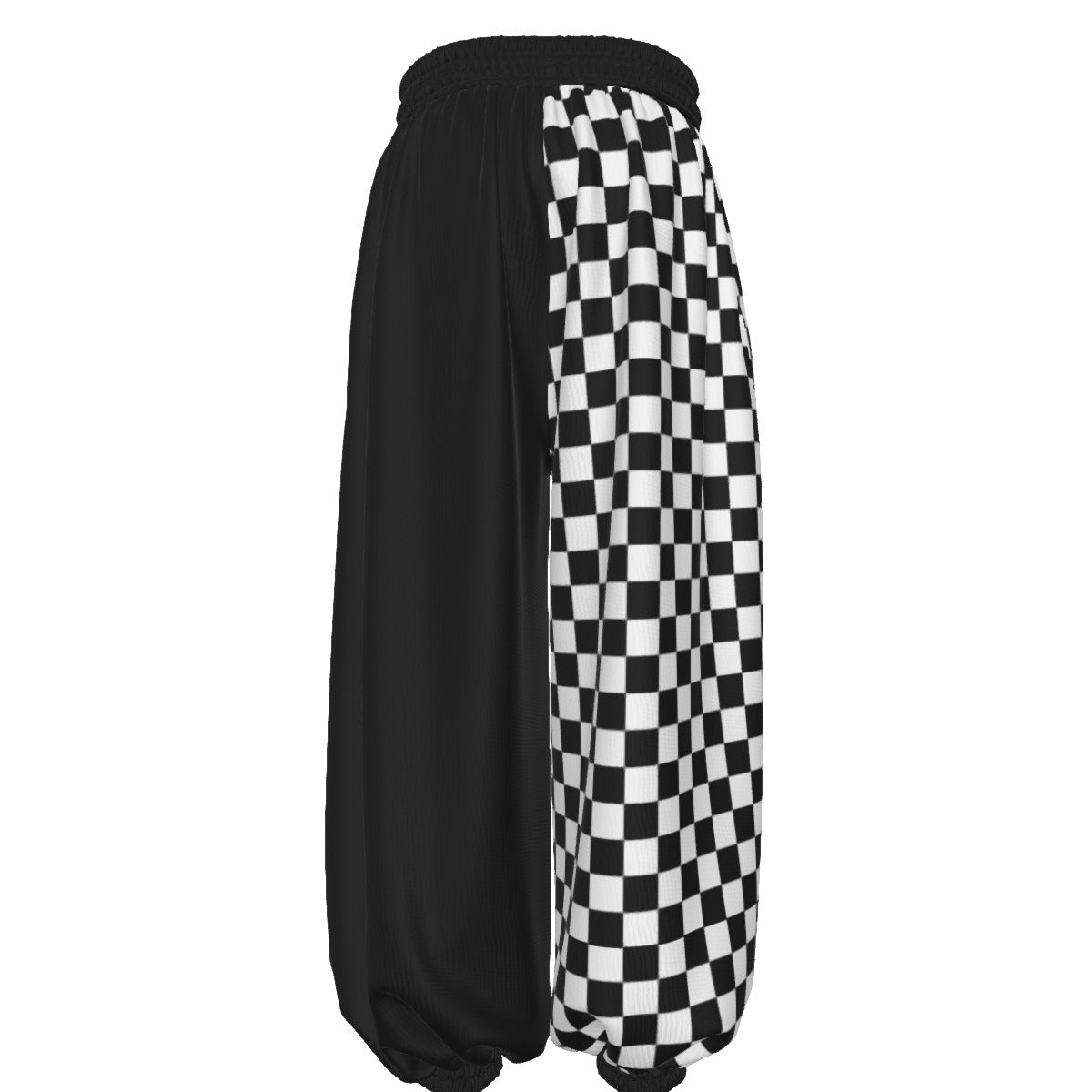 Pierrot Checker Split Jester Clown Pants