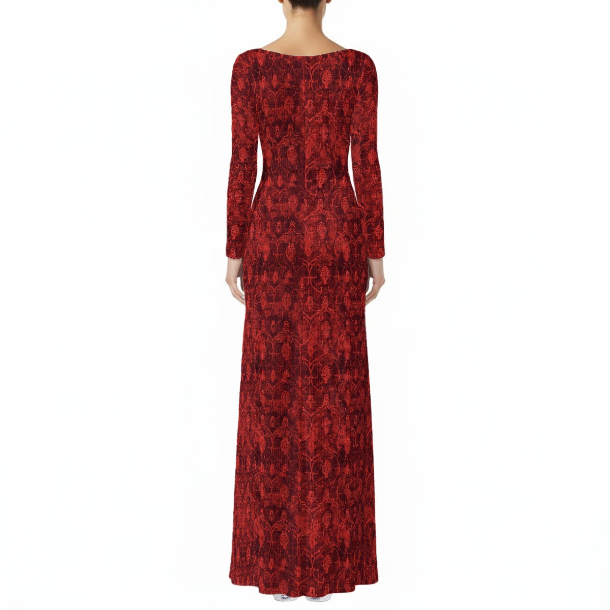 Ruby Radiance Red Velvet Dress