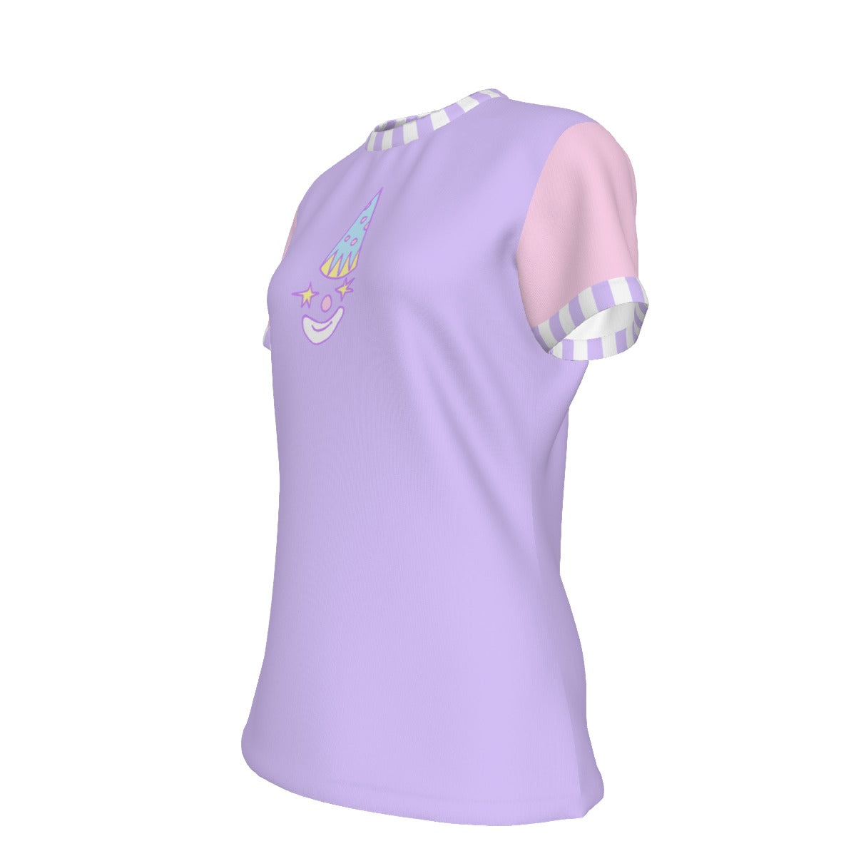 Starry Eyed Pastel Clown Top Womens Clowncore Shirt