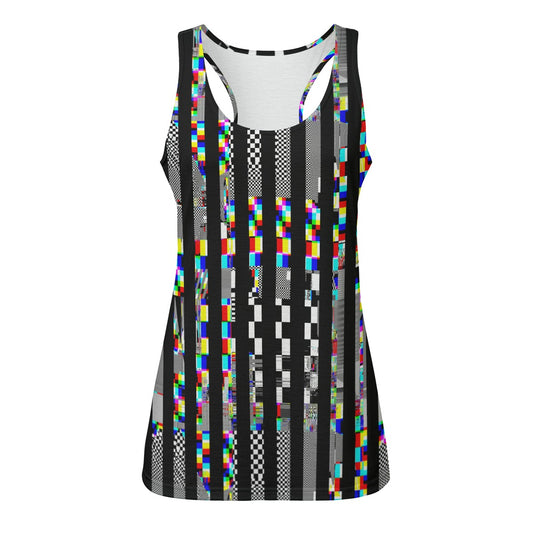 Glitch Stripe Tank Top